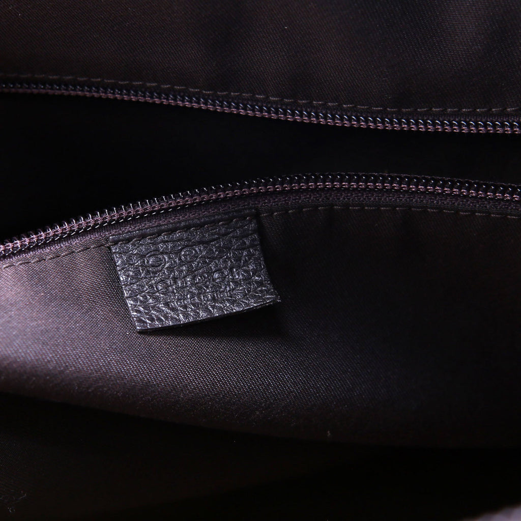 Gucci 196356 GG Canvas Duffle Bag Brown