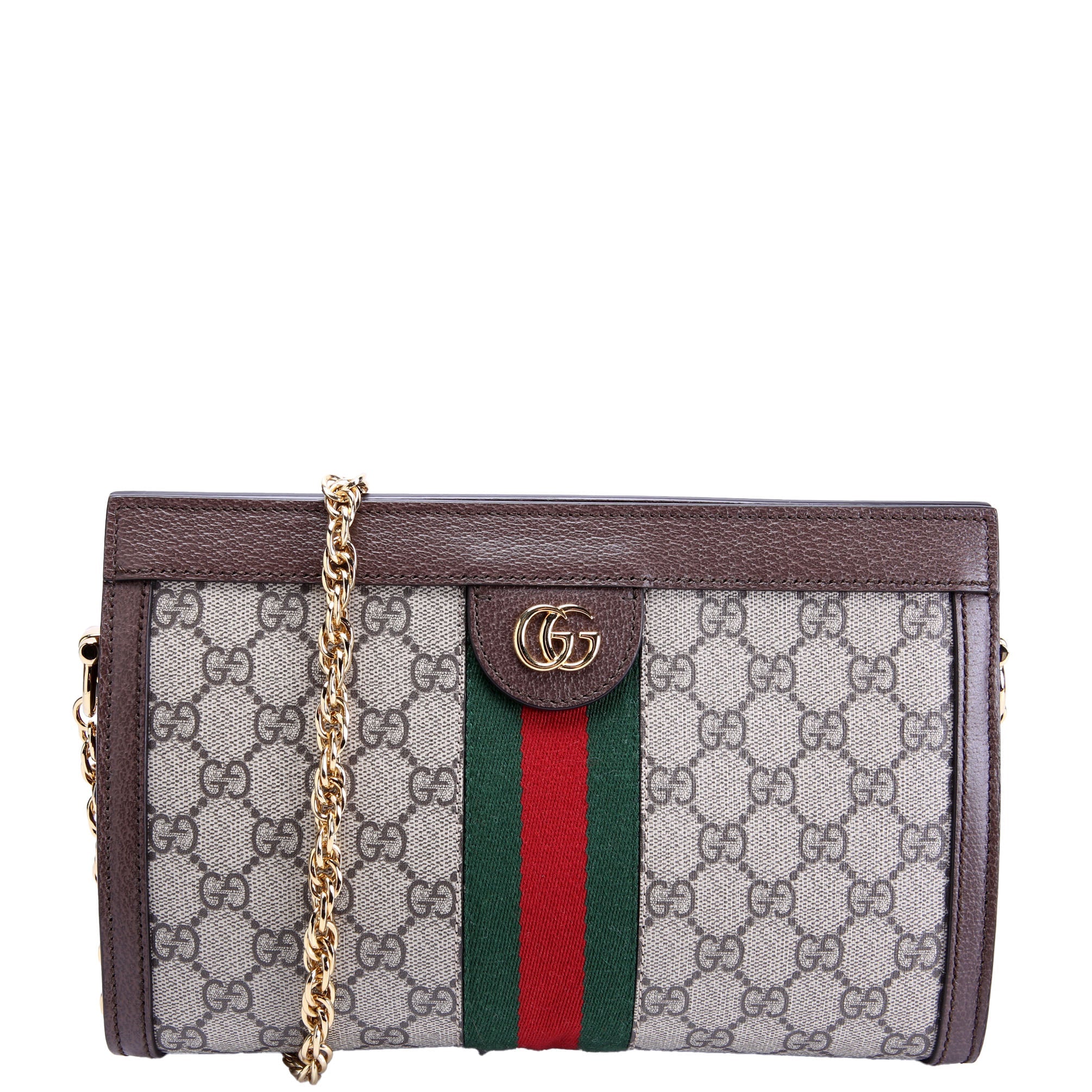503877 GG Supreme Ophidia Small Chain Brown