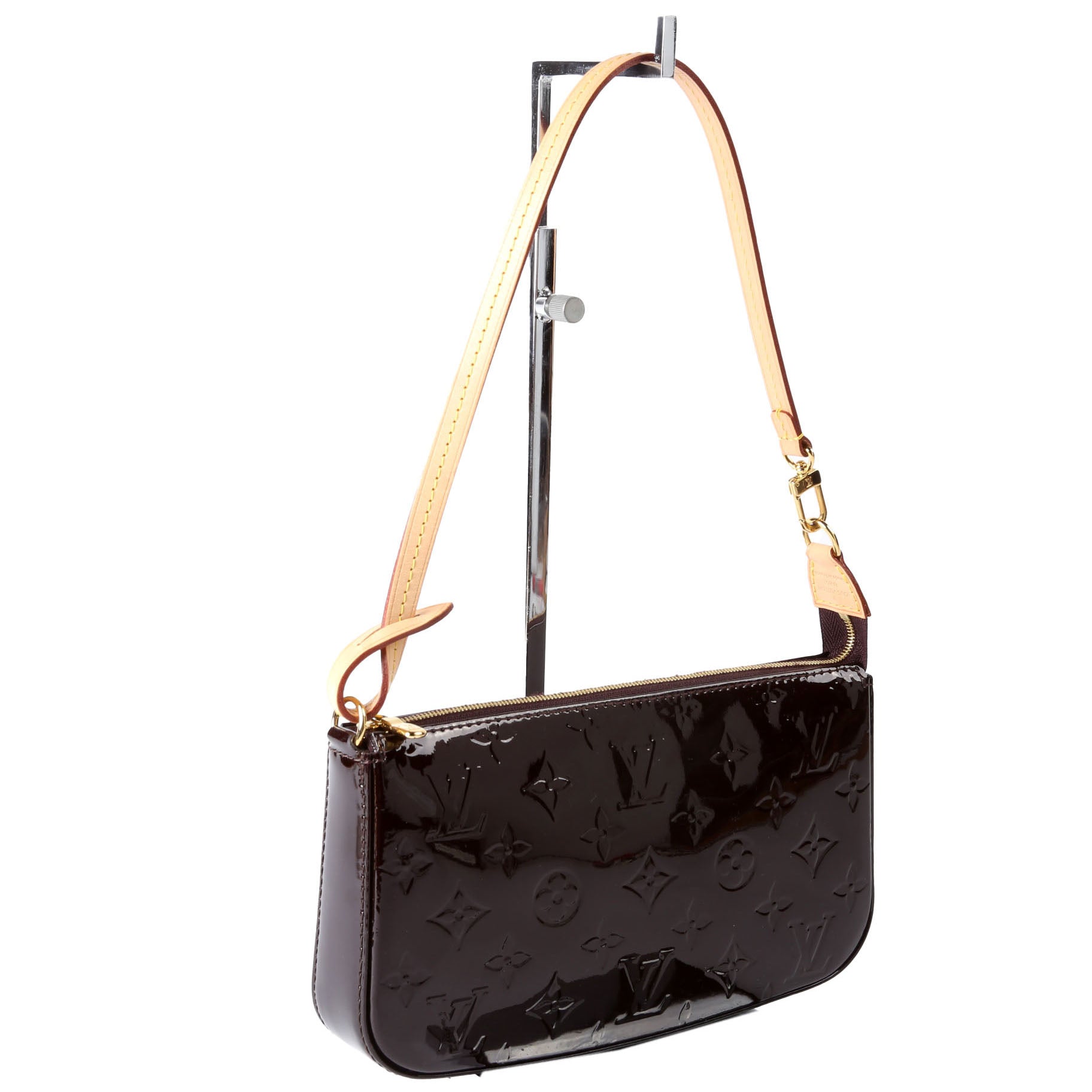 Pochette Accessories NM Vernis Burgundy