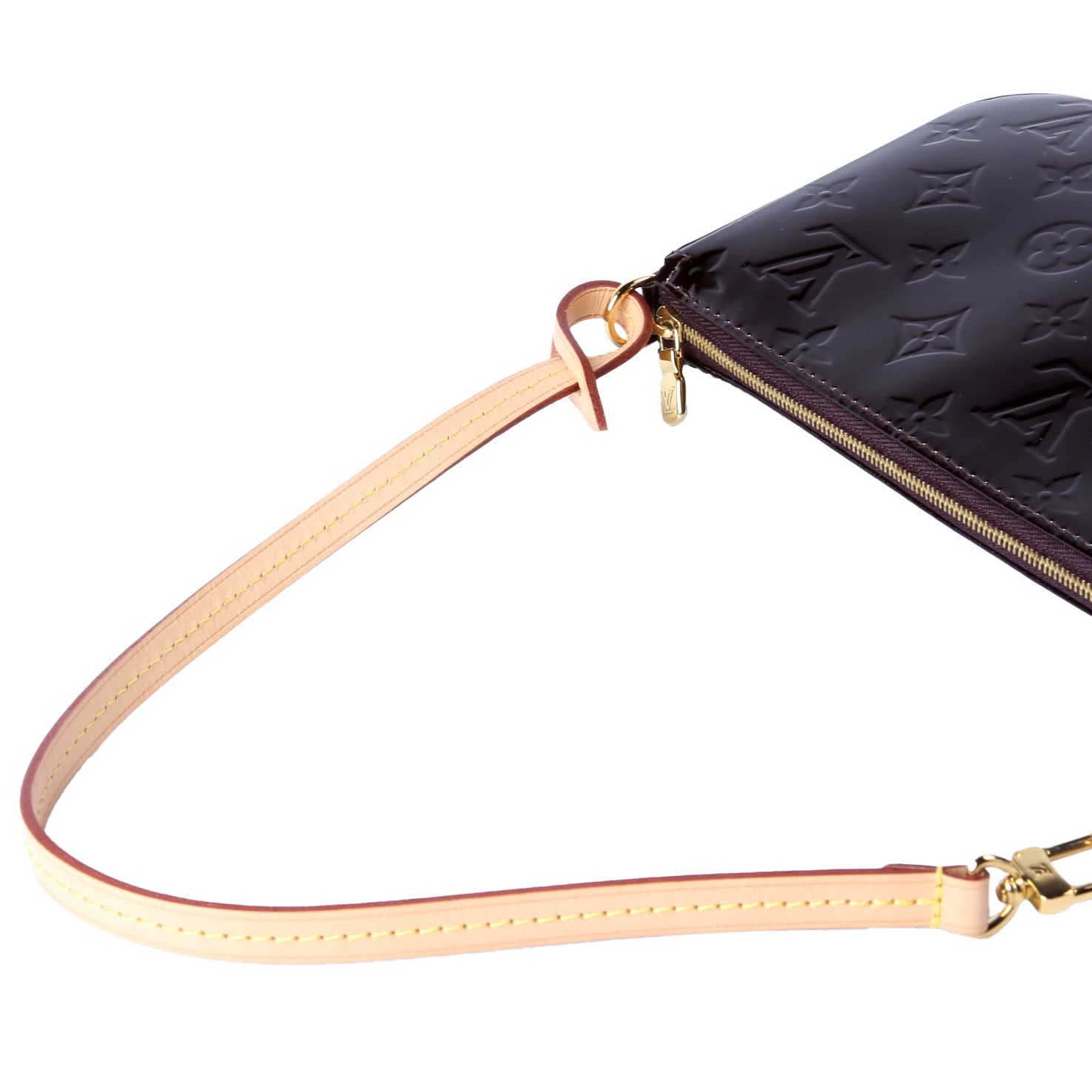 Pochette Accessories NM Vernis Burgundy