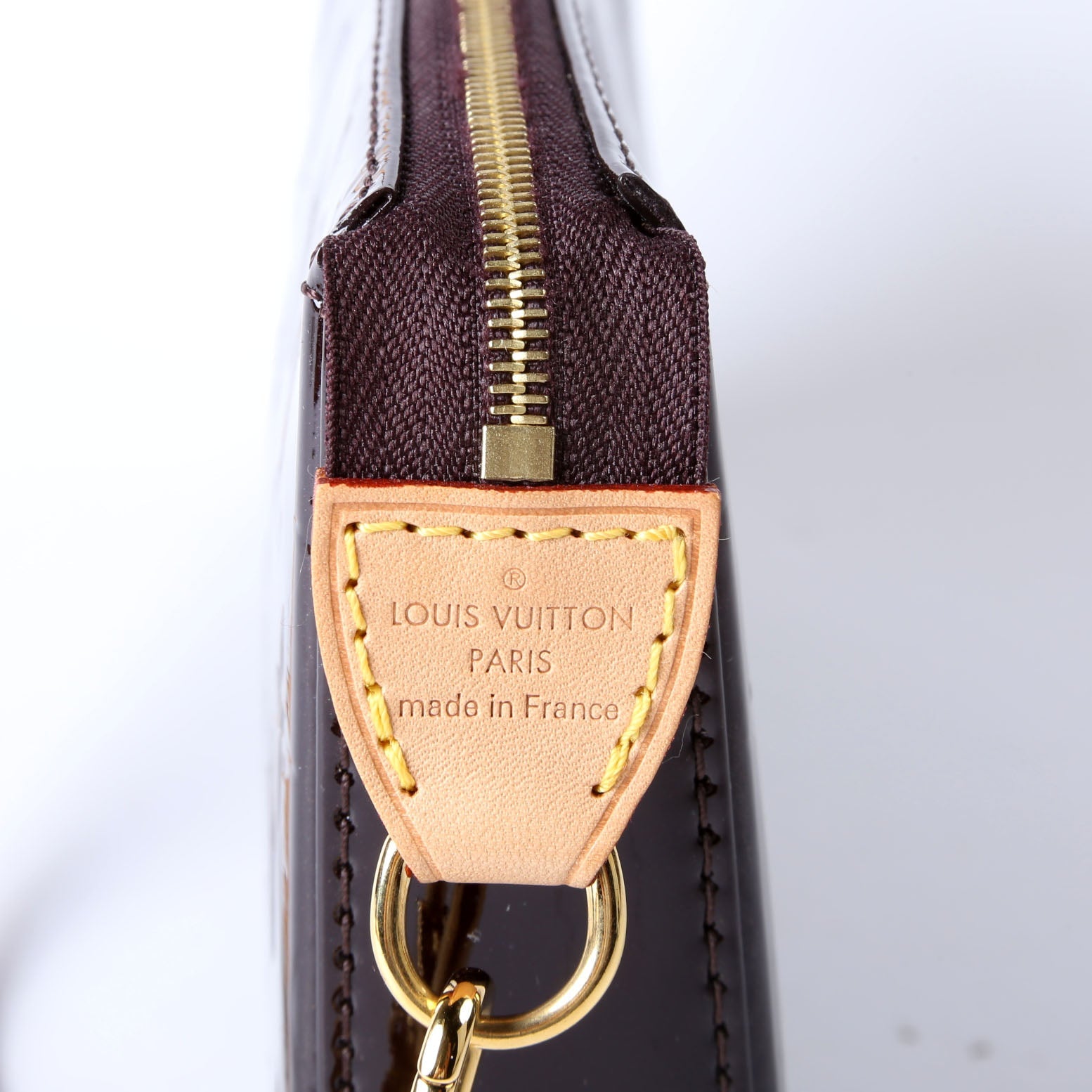 Pochette Accessories NM Vernis Burgundy