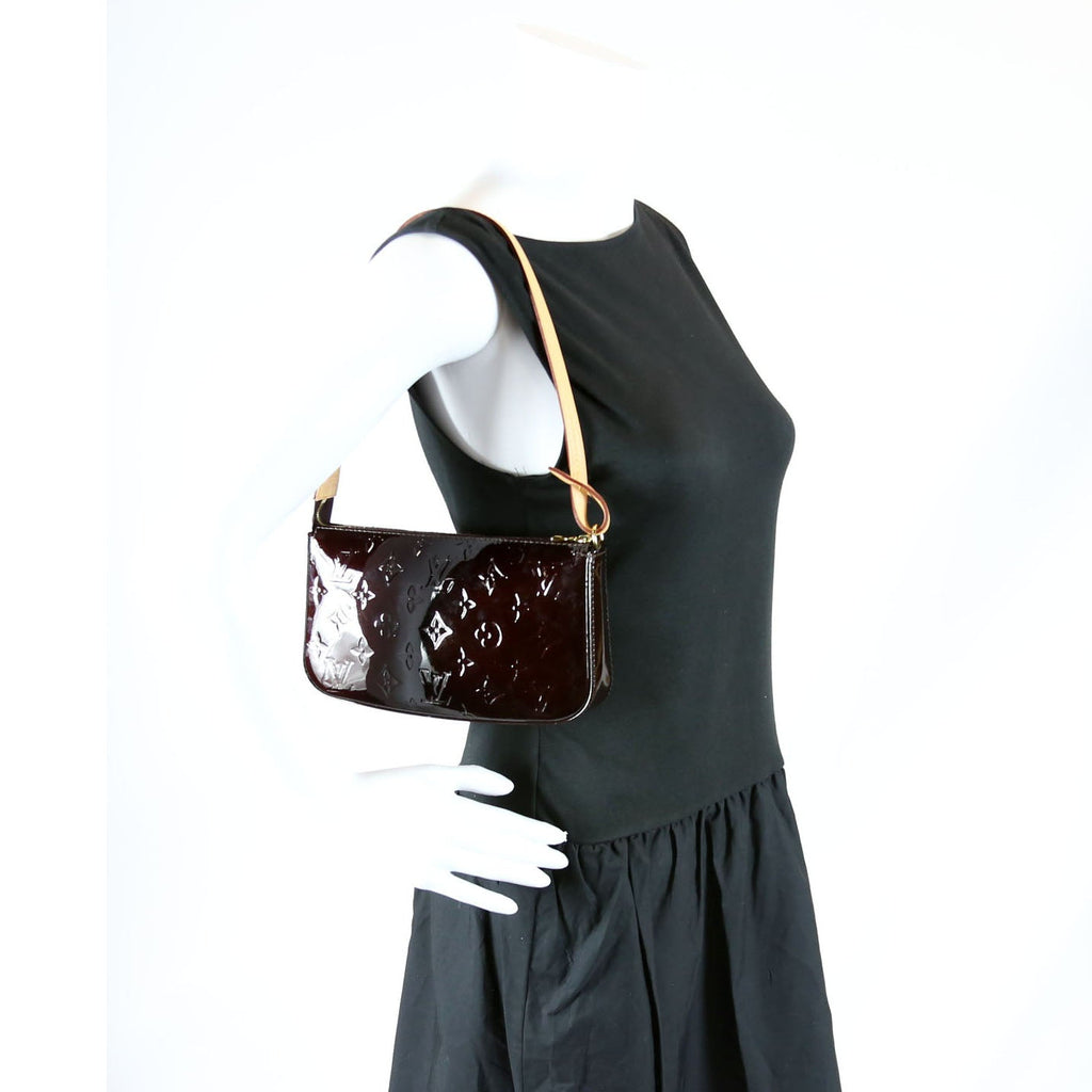 Pochette Accessories NM Vernis Burgundy