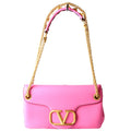 Stud Sign Shoulder Bag Pink
