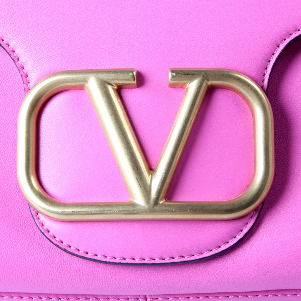 Stud Sign Shoulder Bag Pink