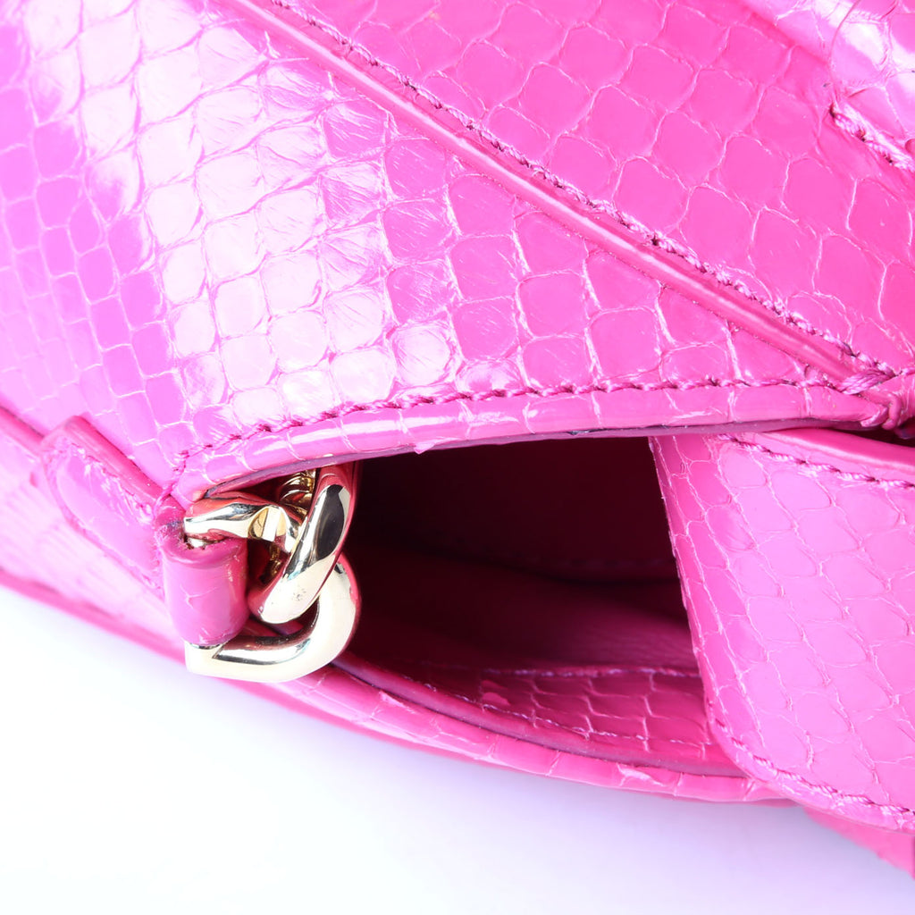 Mini Antigona Stretch Snakeskin Pink