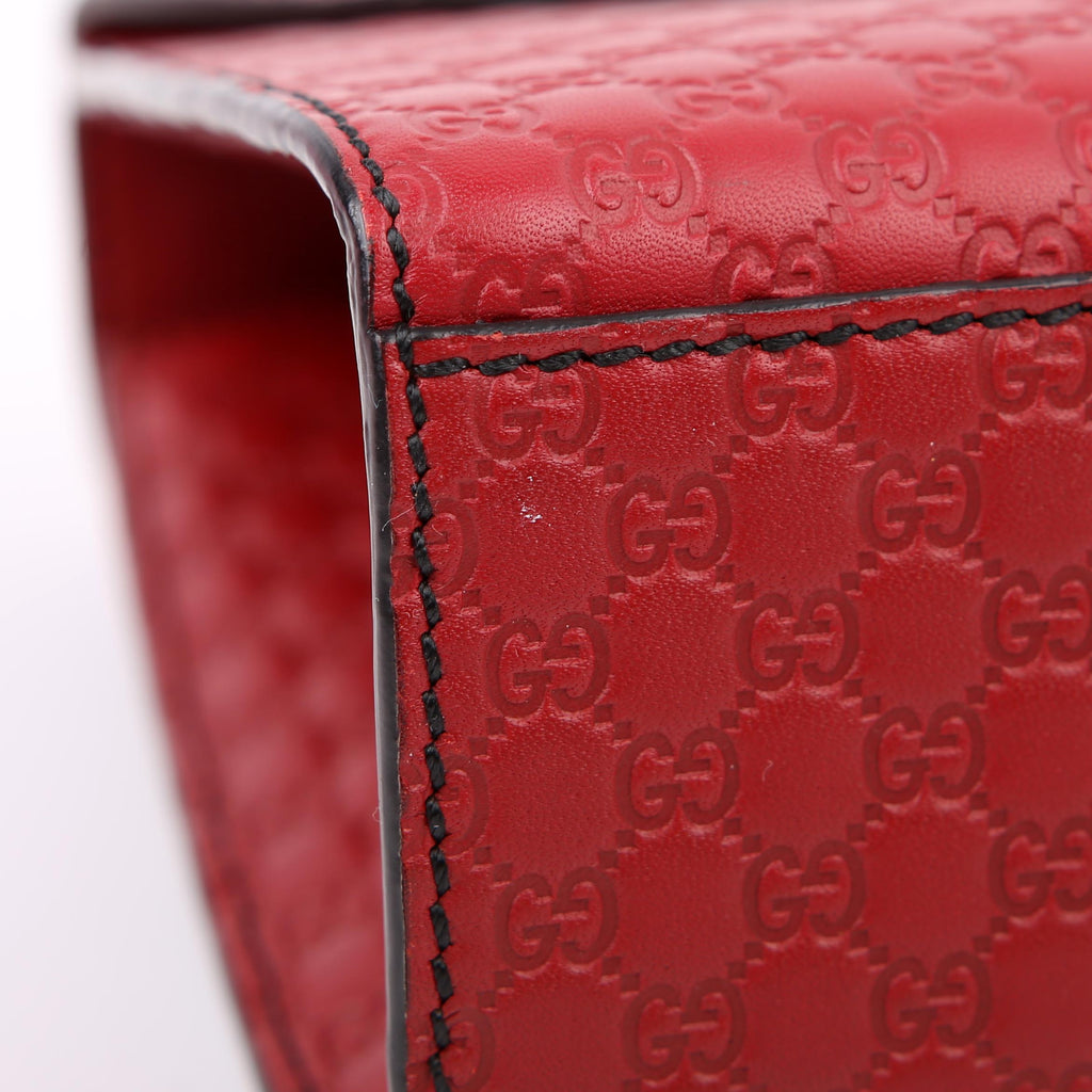 Gucci 449635 Emily Micro Medium Chain Red