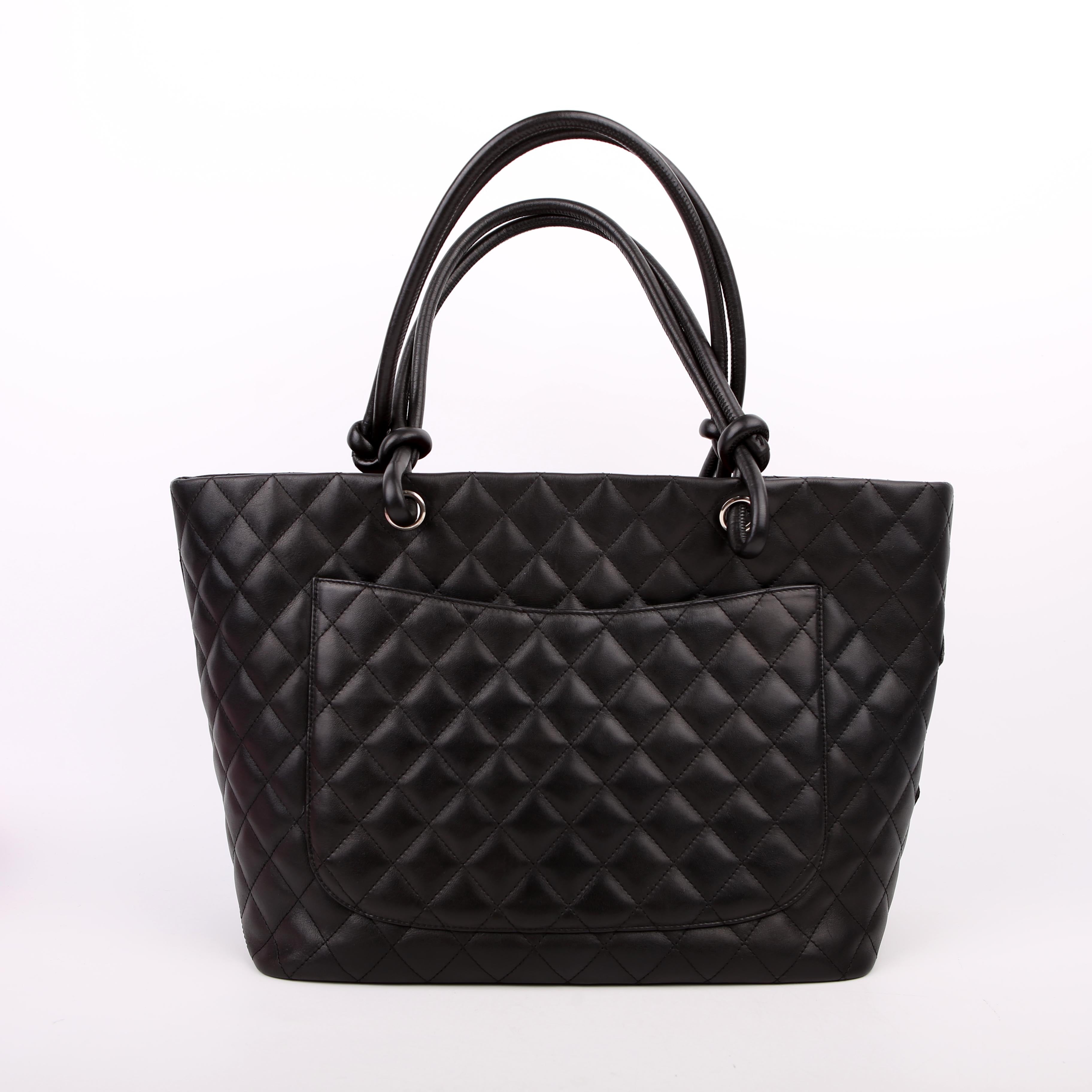 Cambon Ligne Large Tote Black