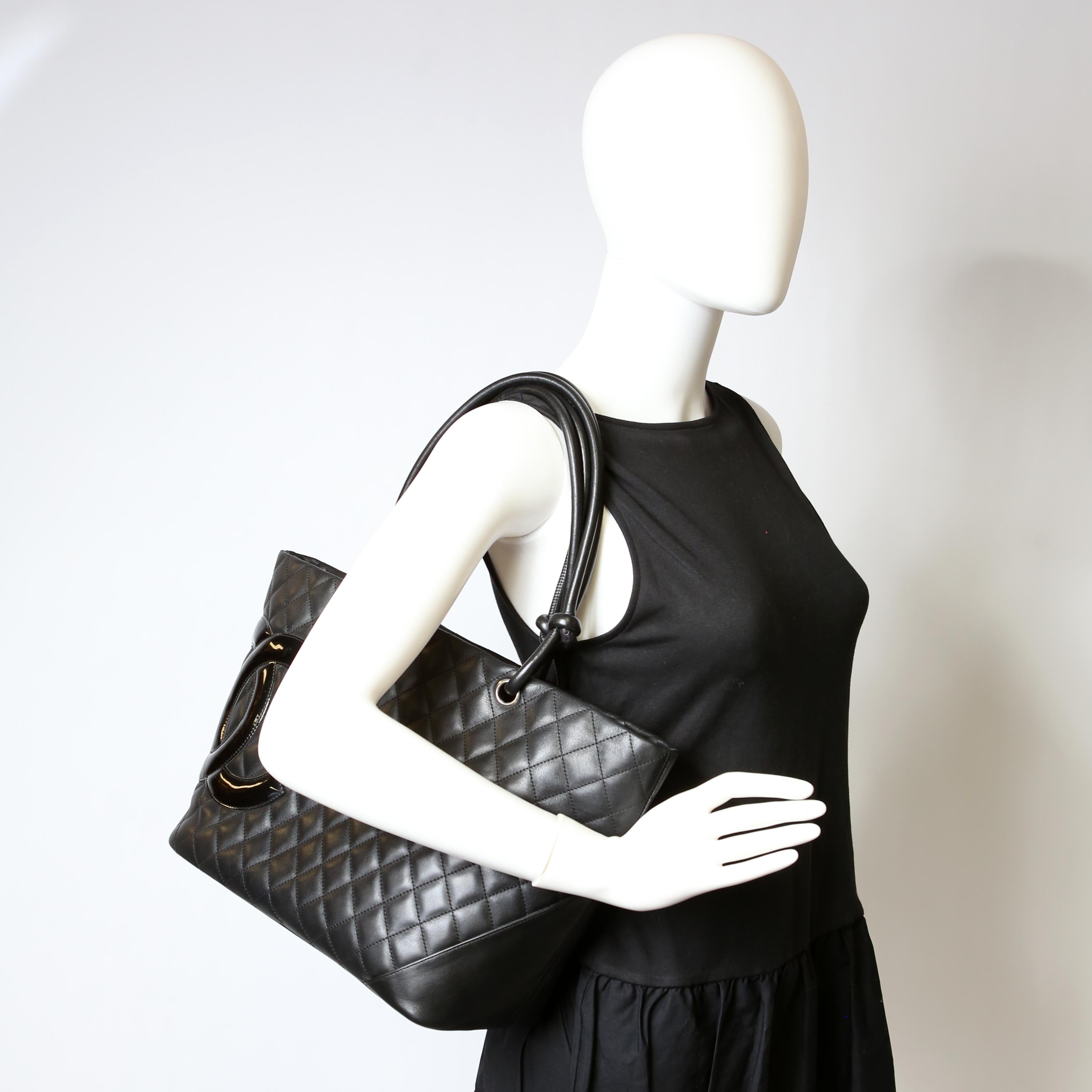 Cambon Ligne Large Tote Black
