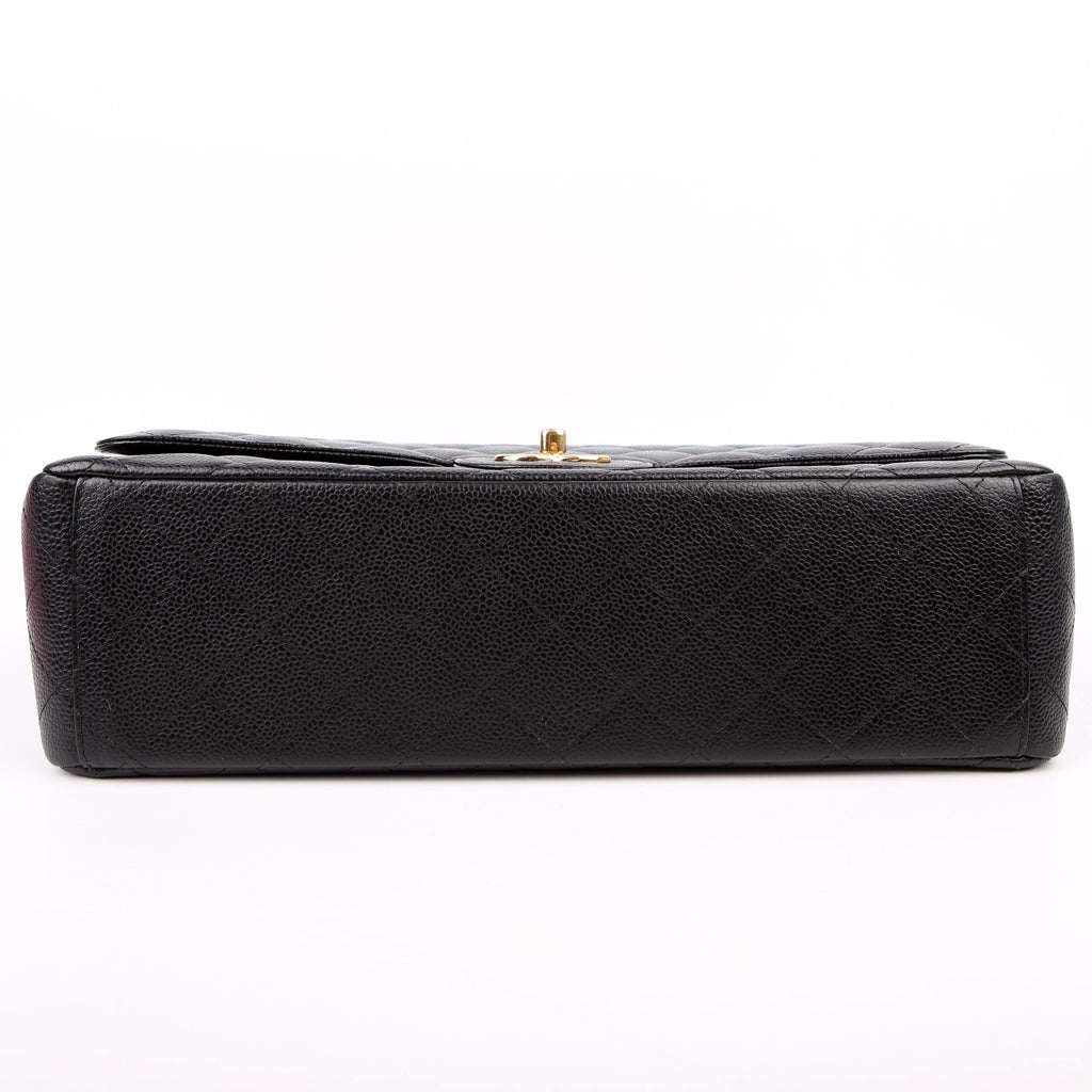 Classic Flap Maxi Caviar 17-20M Black