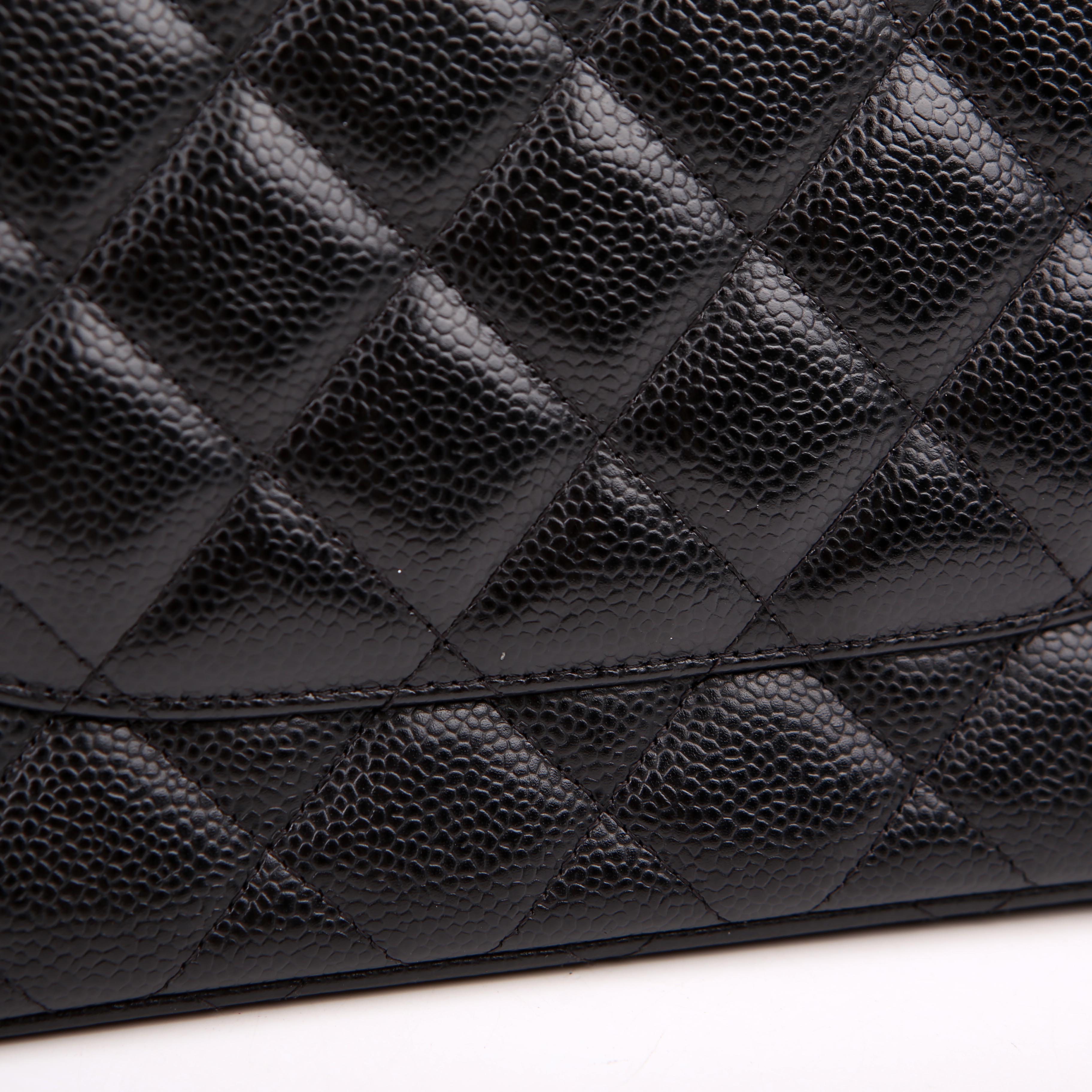 Classic Flap Maxi Caviar 17-20M Black