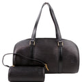 Soufflot With Pouch Epi Black