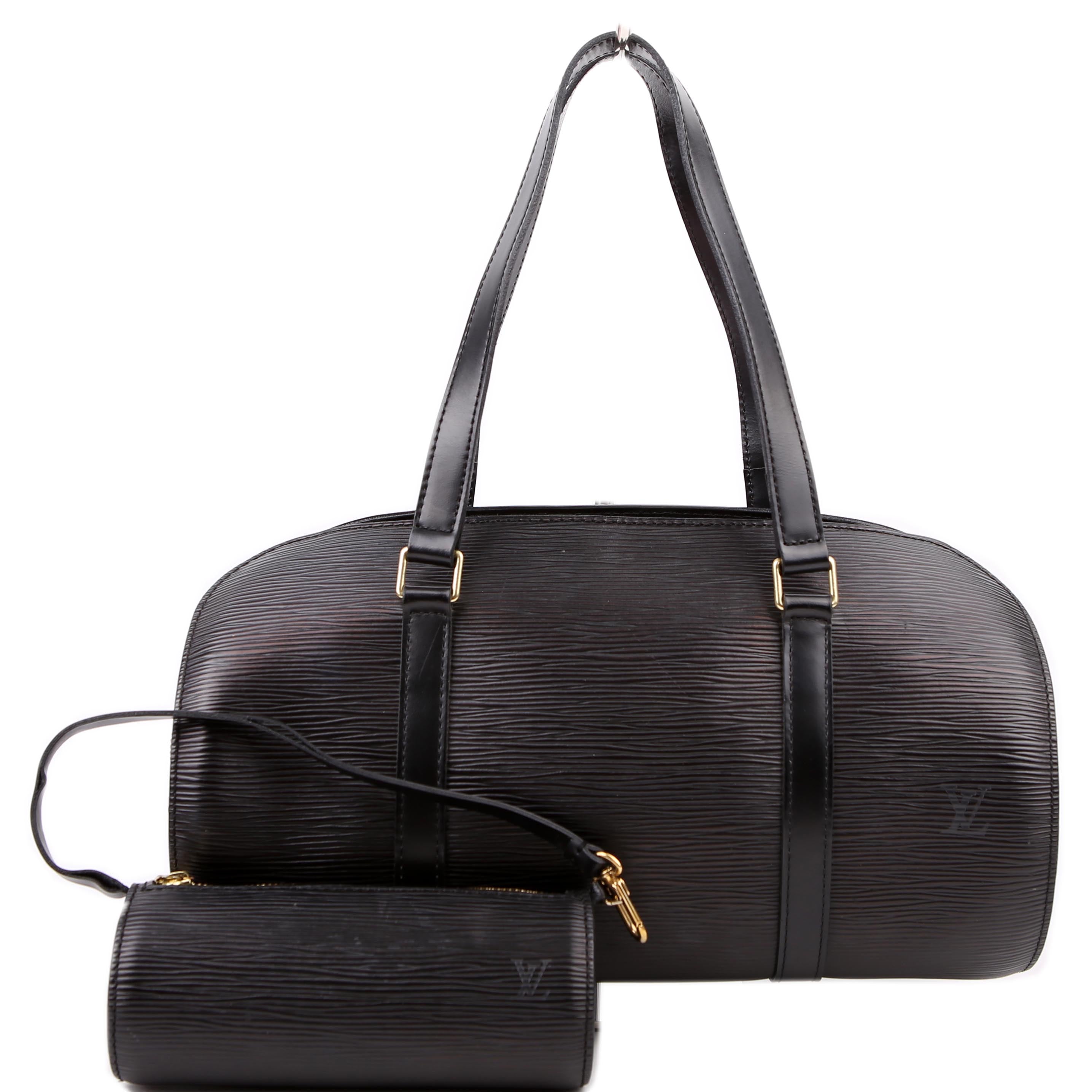 Soufflot With Pouch Epi Black