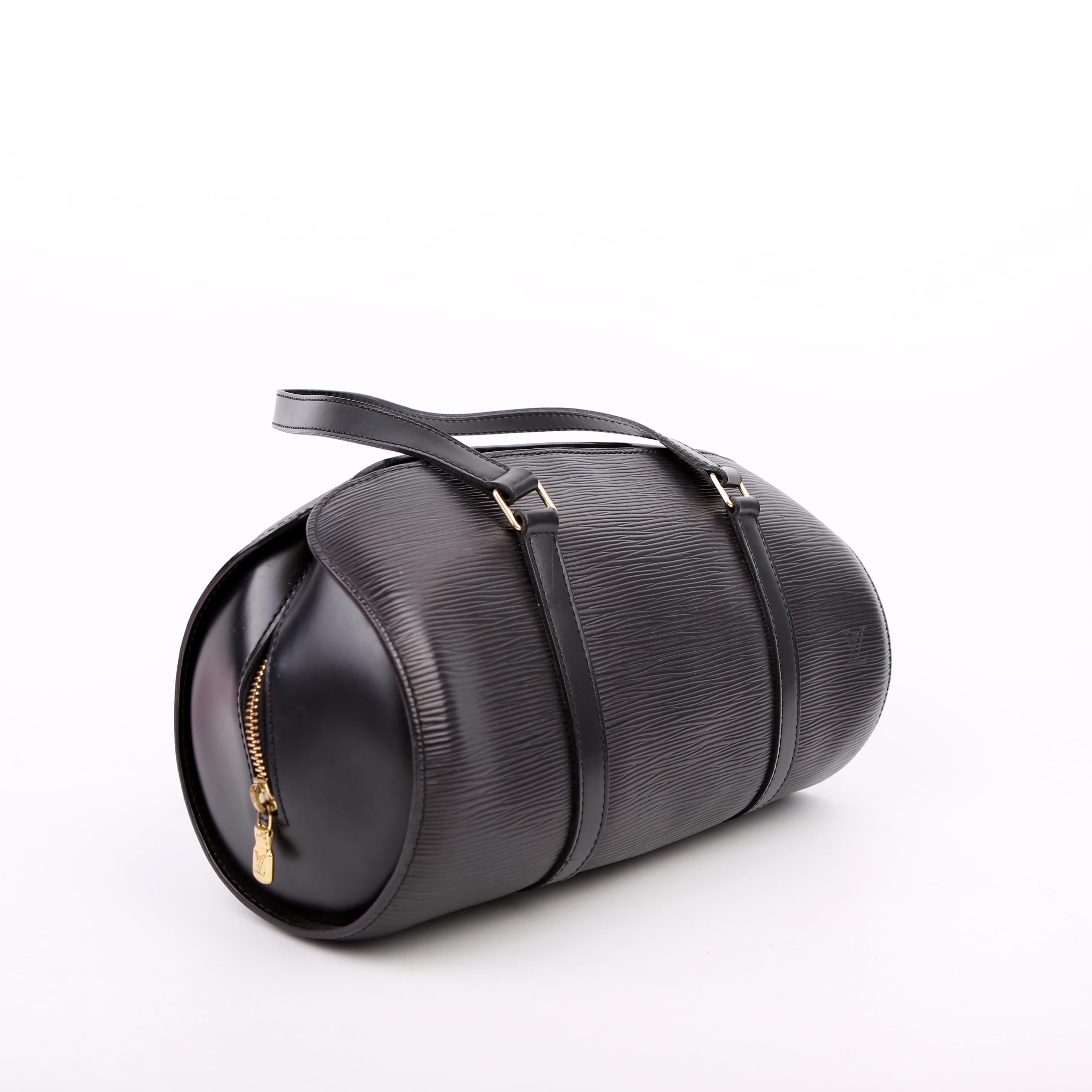 Soufflot With Pouch Epi Black