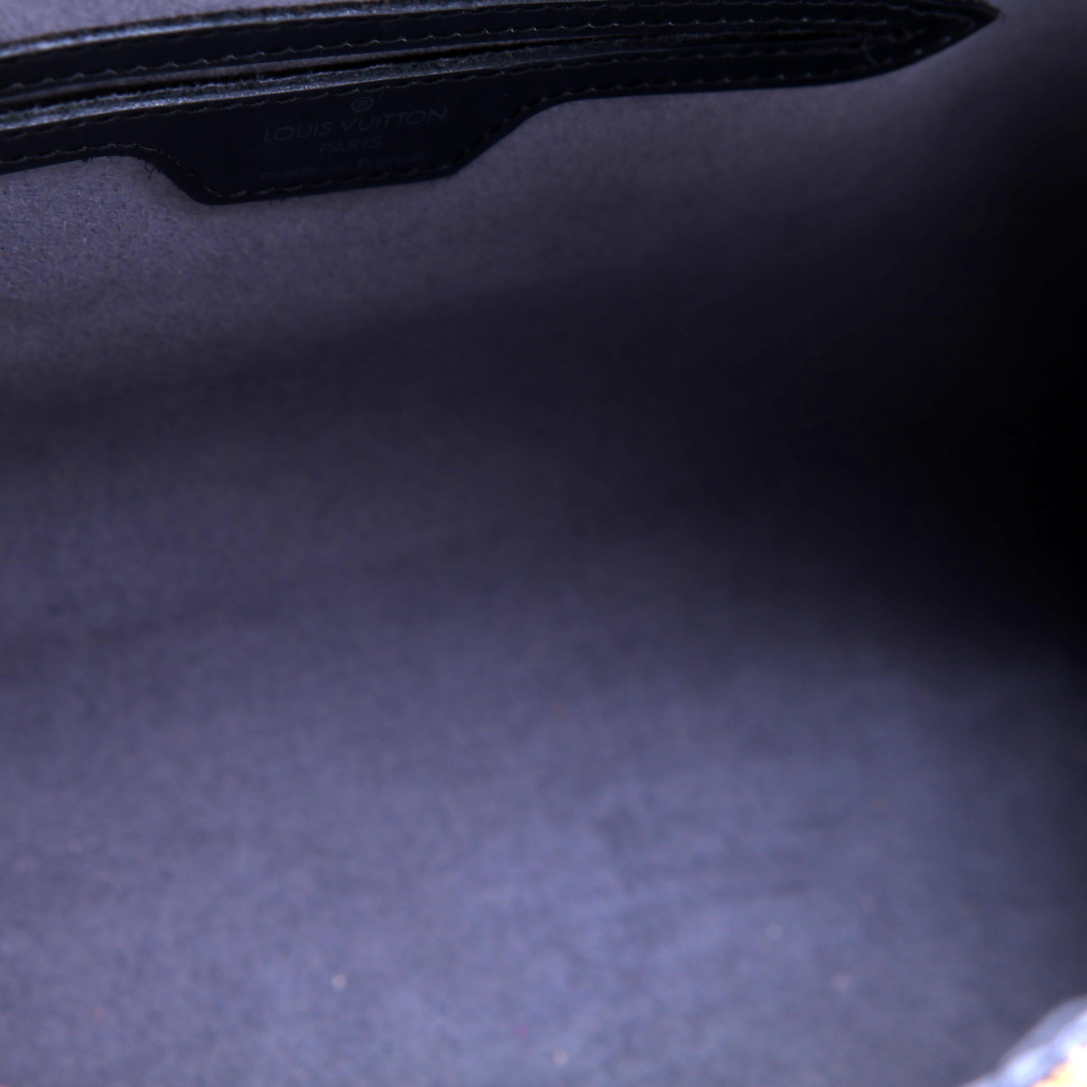 Soufflot With Pouch Epi Black
