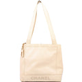 Logo Vintage Tote Medium Cream