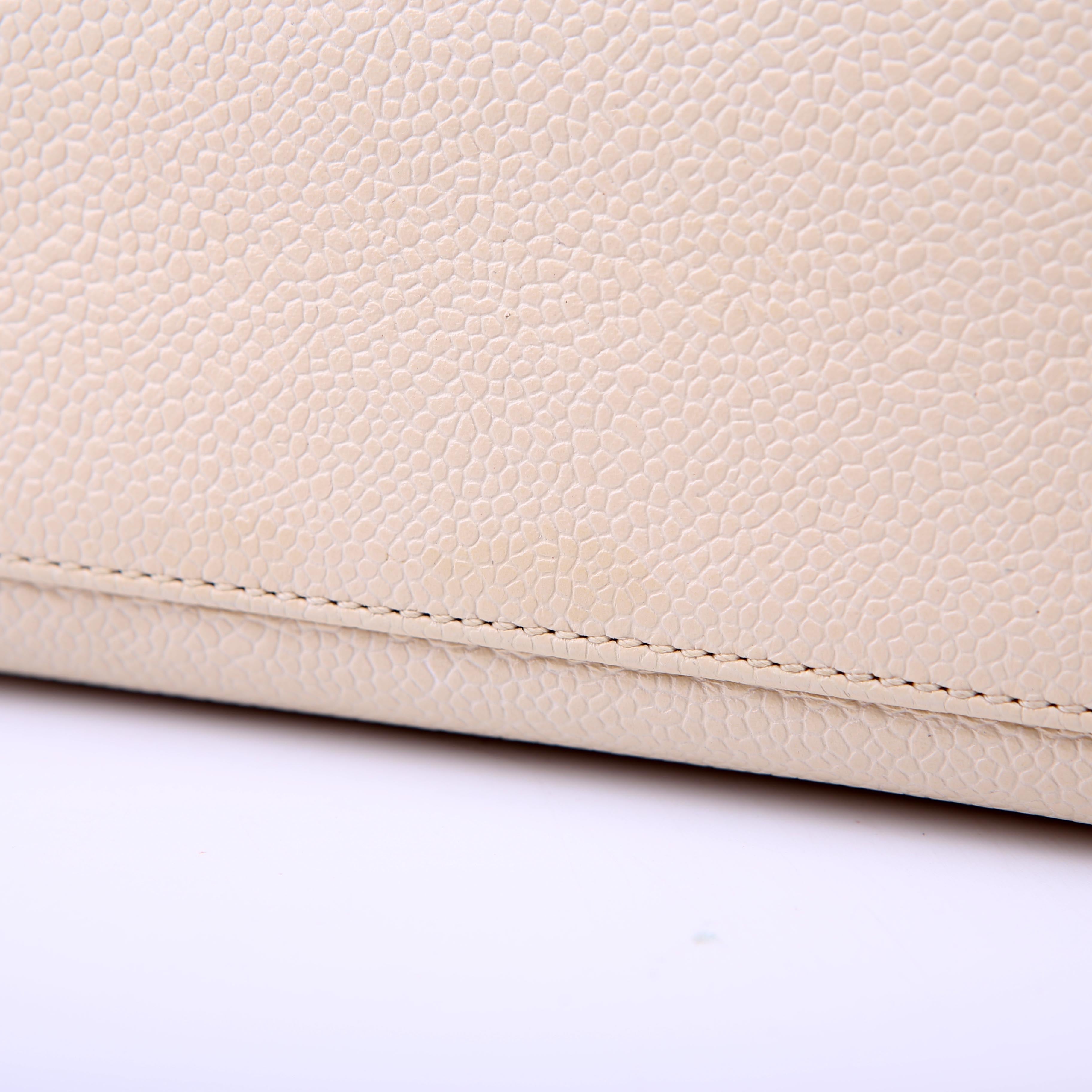Logo Vintage Tote Medium Cream