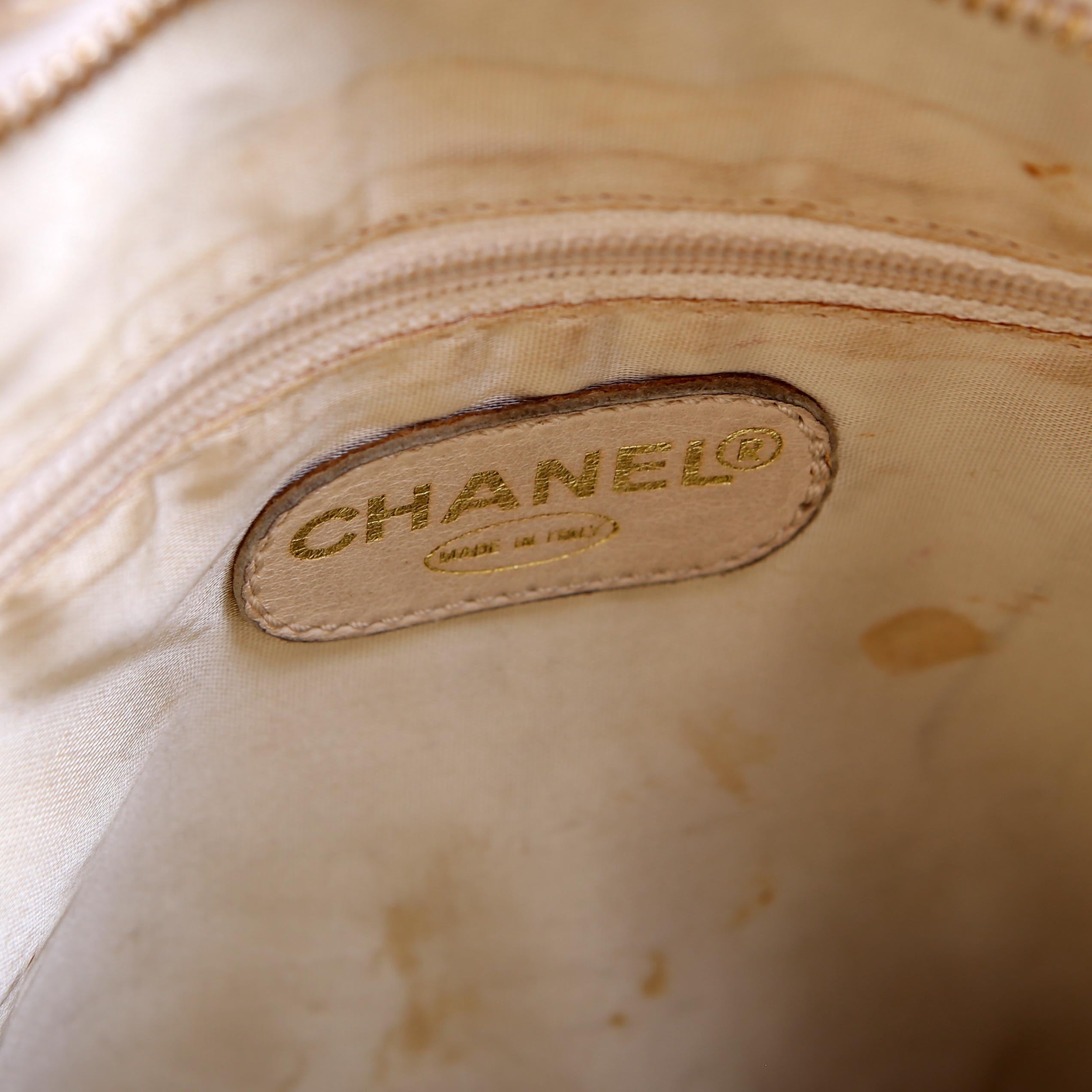 Logo Vintage Tote Medium Cream