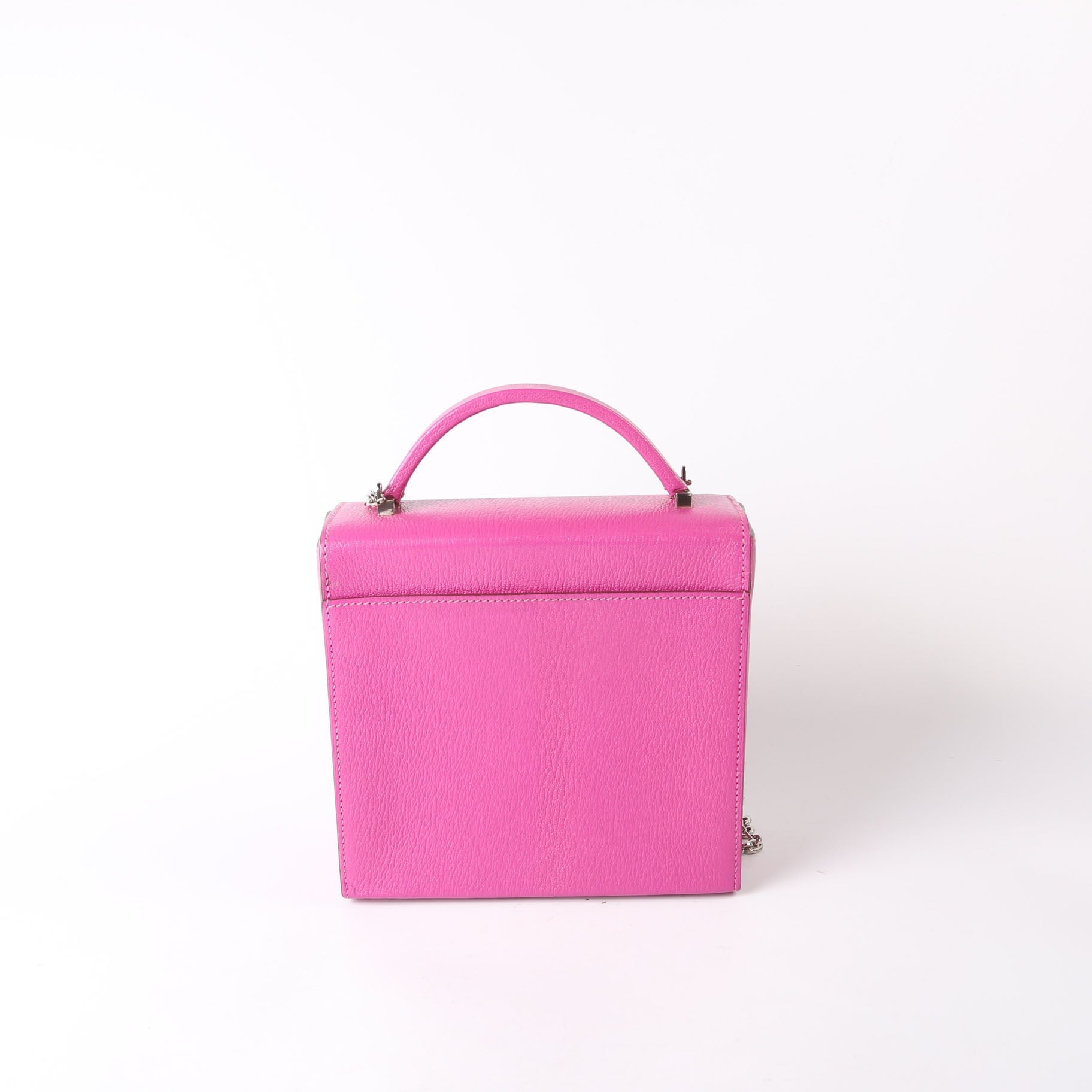 Hermes Cinhetic Boxy Top Handle Chevre Mysore Pink