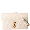 Angie Quilted Chain Bag 568906 Ivory