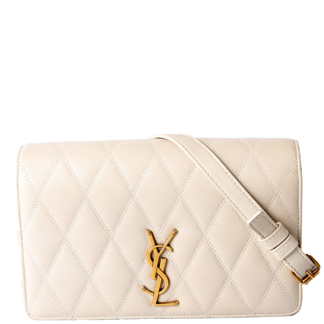 Angie Quilted Chain Bag 568906 Ivory