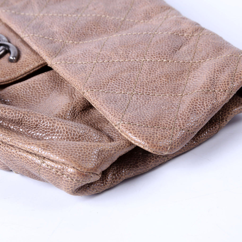 Elastic Flap Medium Caviar 16M Brown