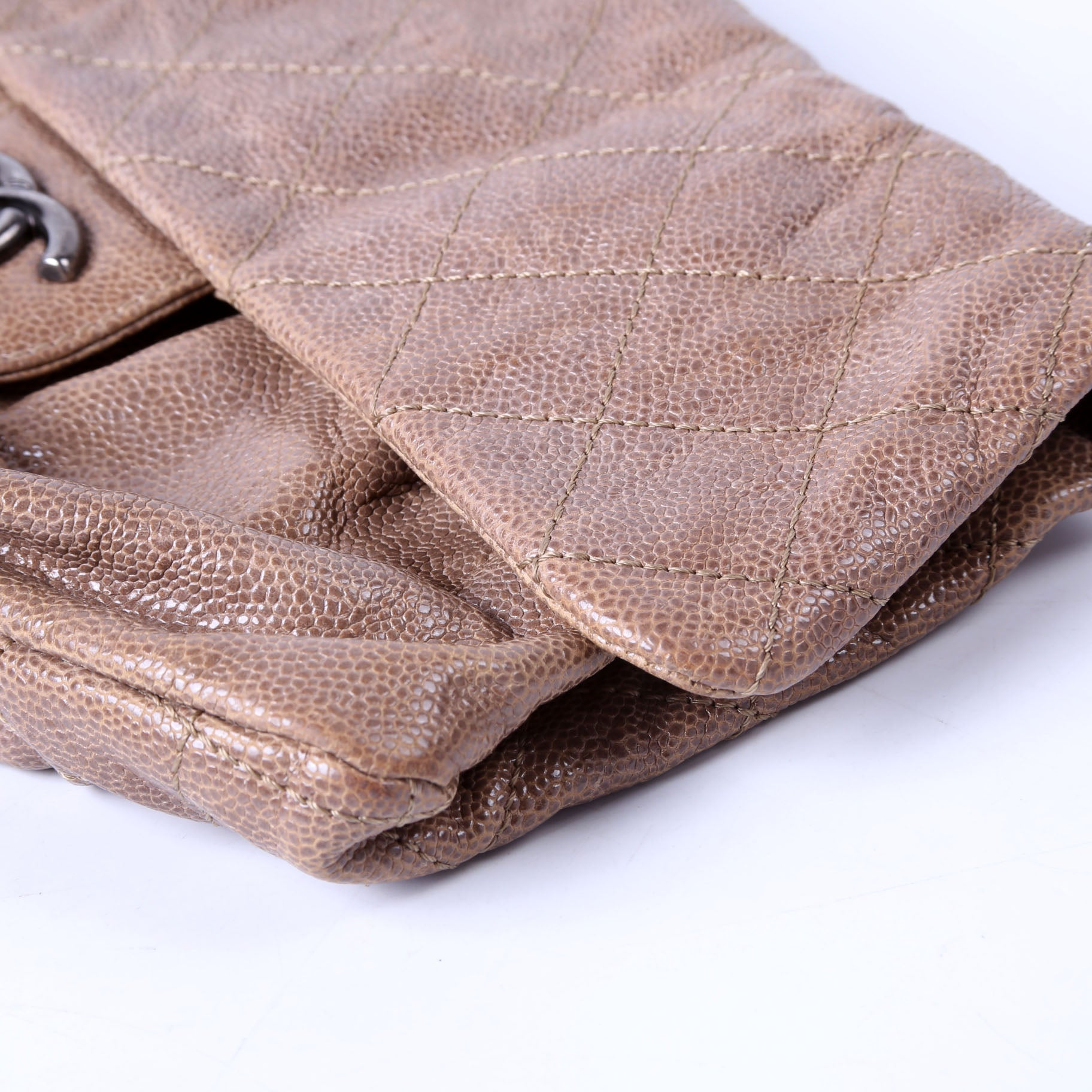 Elastic Flap Medium Caviar 16M Brown