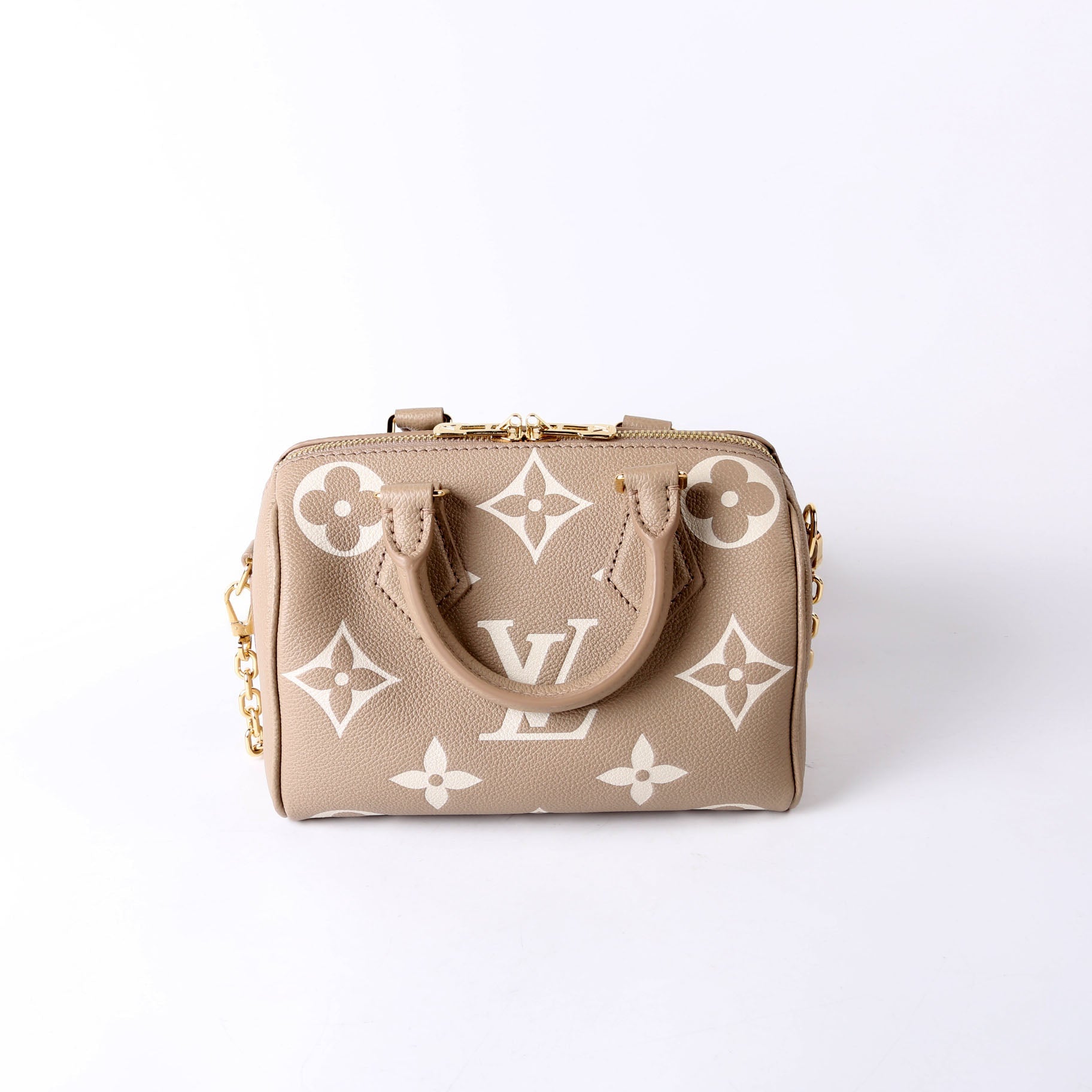 Speedy 20 Bandouliere Bicolor Empreinte Turtledove