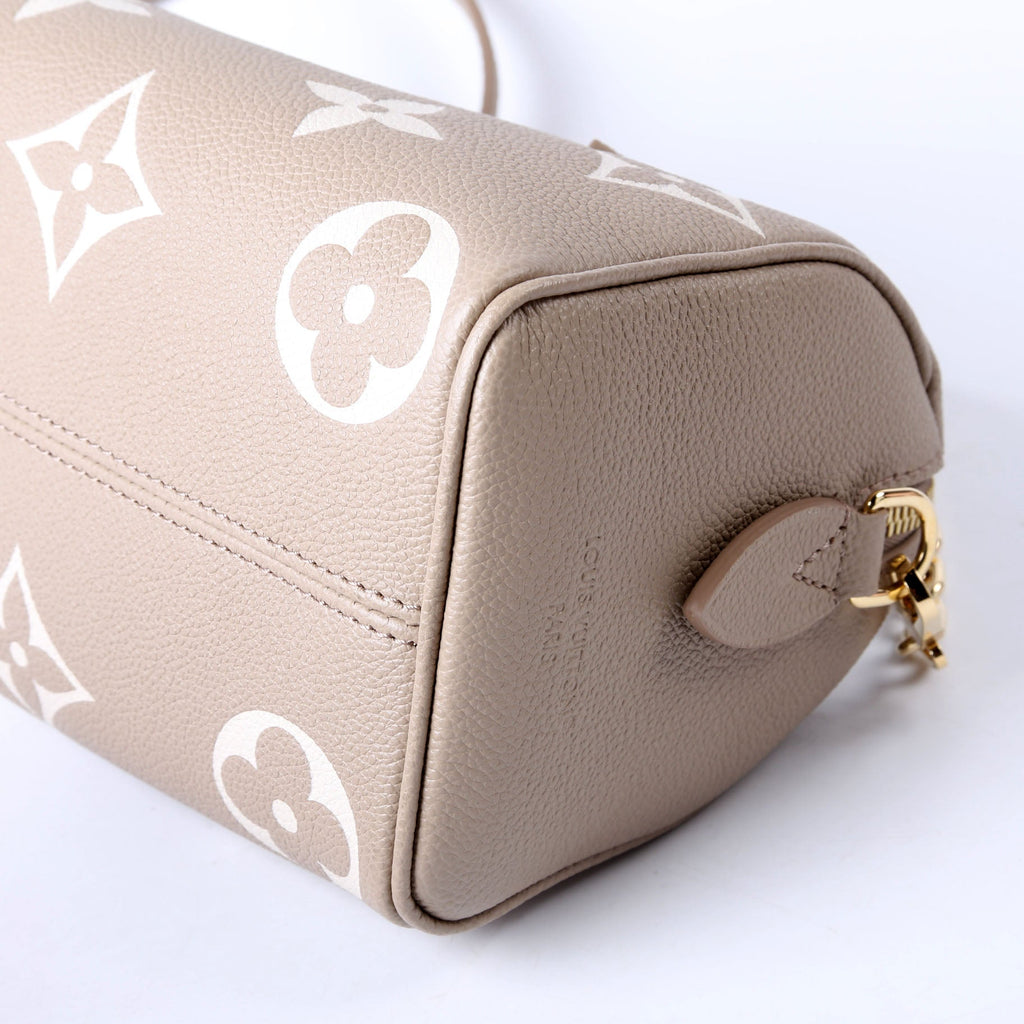 Speedy 20 Bandouliere Bicolor Empreinte Turtledove