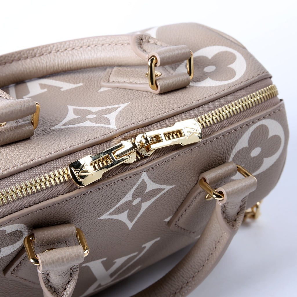 Speedy 20 Bandouliere Bicolor Empreinte Turtledove
