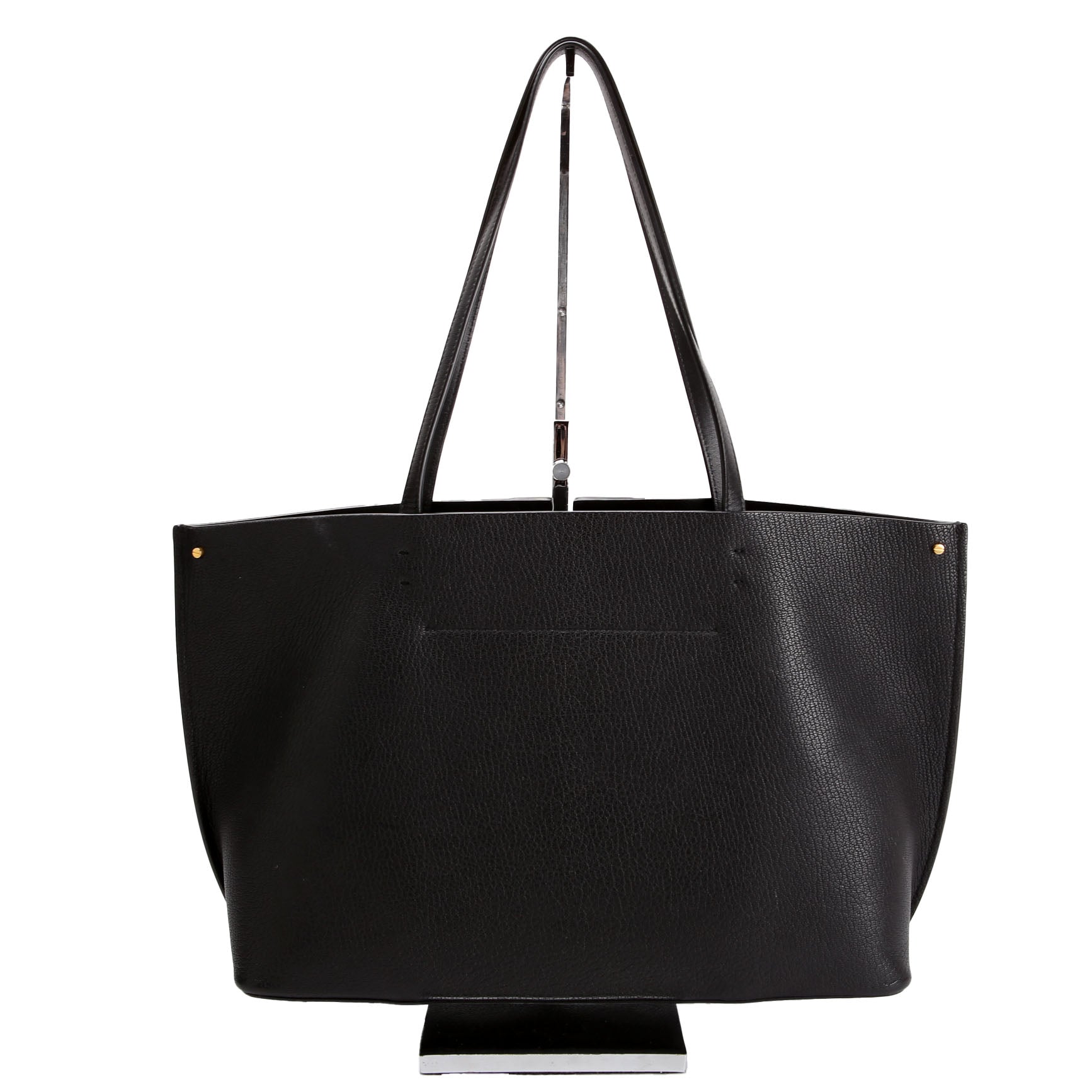 VLogo Fillme Tote Leather Black