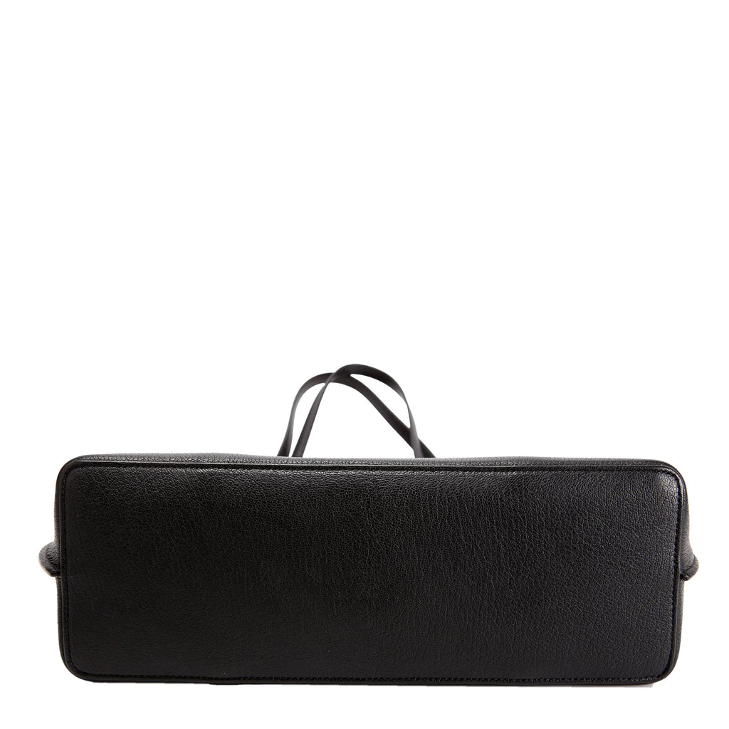 VLogo Fillme Tote Leather Black