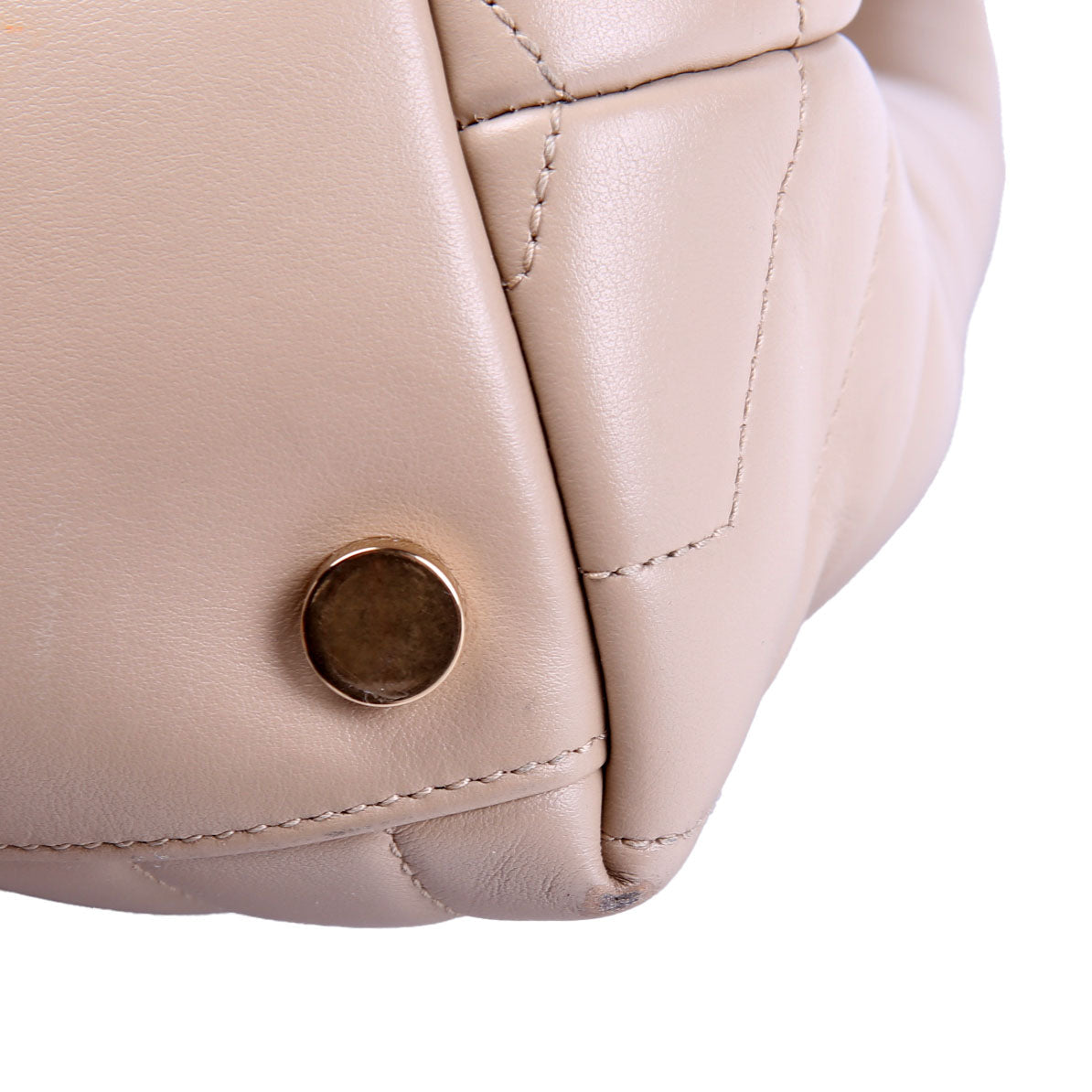 SAINT LAURENT 574947 LouLou Satchel Large Nude