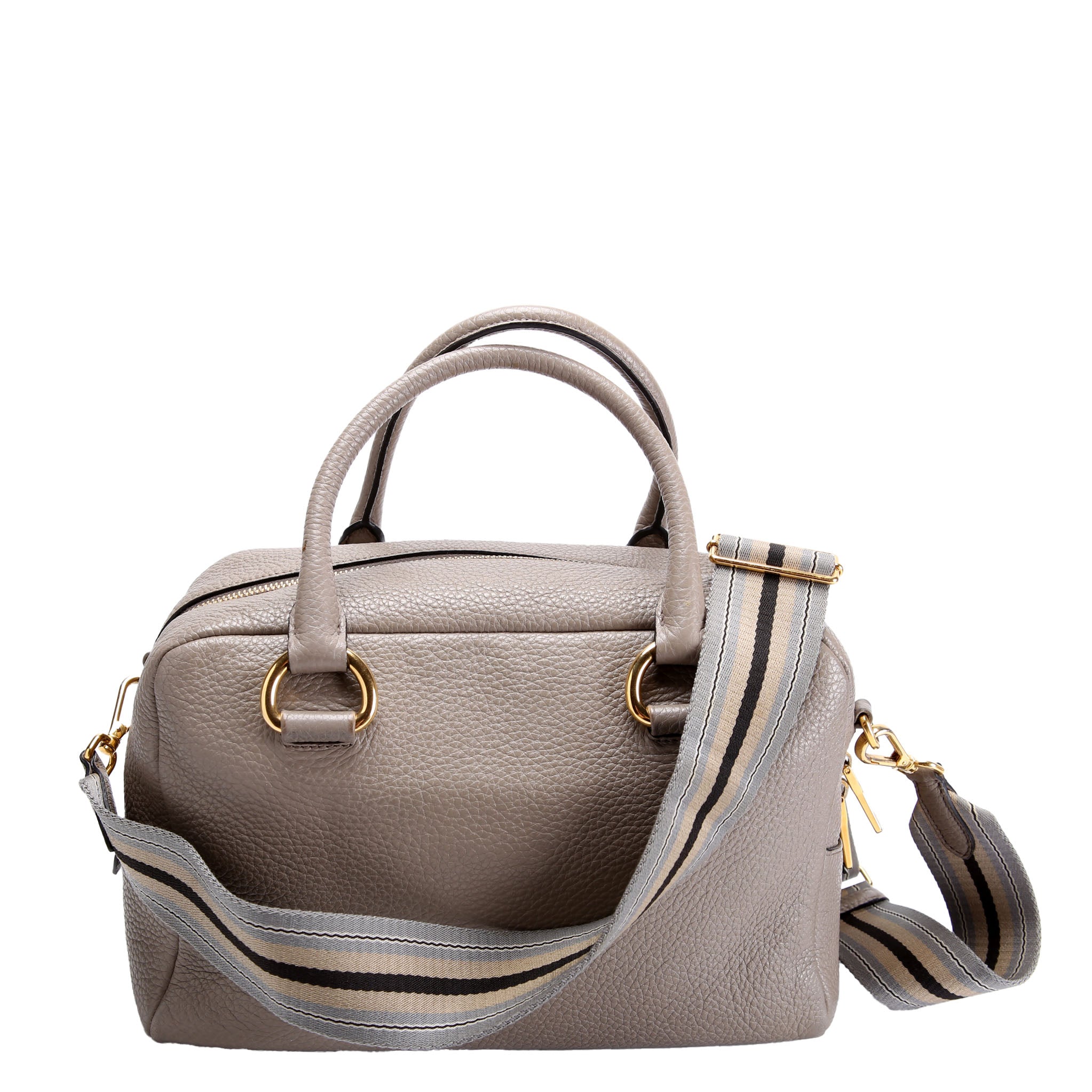 1BB086 Vitello Phenix Bauletto Taupe