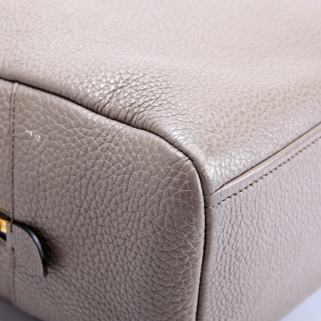 1BB086 Vitello Phenix Bauletto Taupe