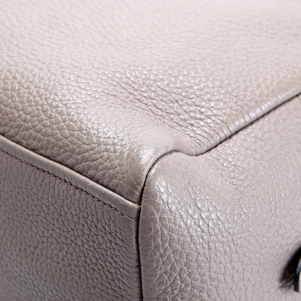 1BB086 Vitello Phenix Bauletto Taupe