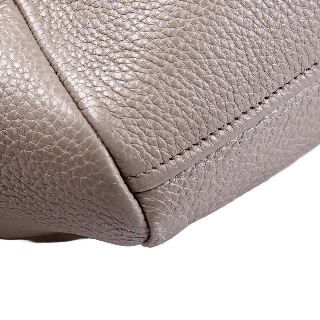 1BB086 Vitello Phenix Bauletto Taupe