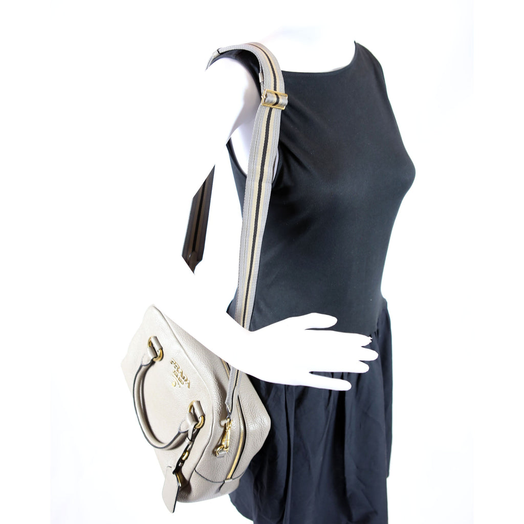 1BB086 Vitello Phenix Bauletto Taupe
