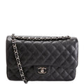 Classic Flap Jumbo Caviar 23M Black