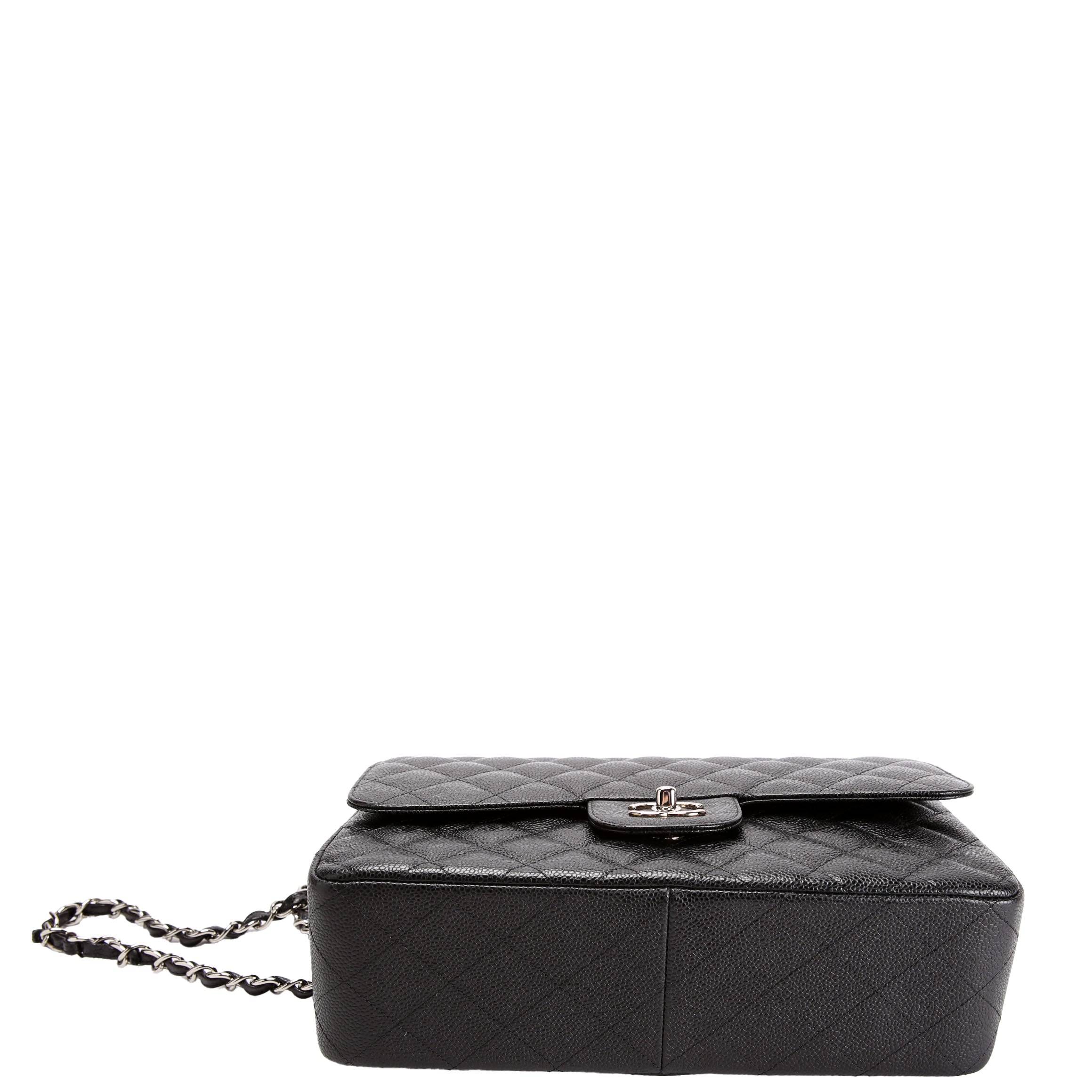 Classic Flap Jumbo Caviar 23M Black