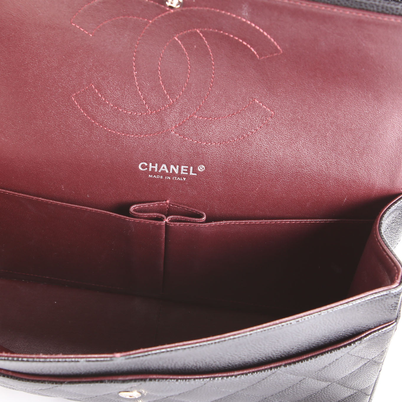 Classic Flap Jumbo Caviar 23M Black