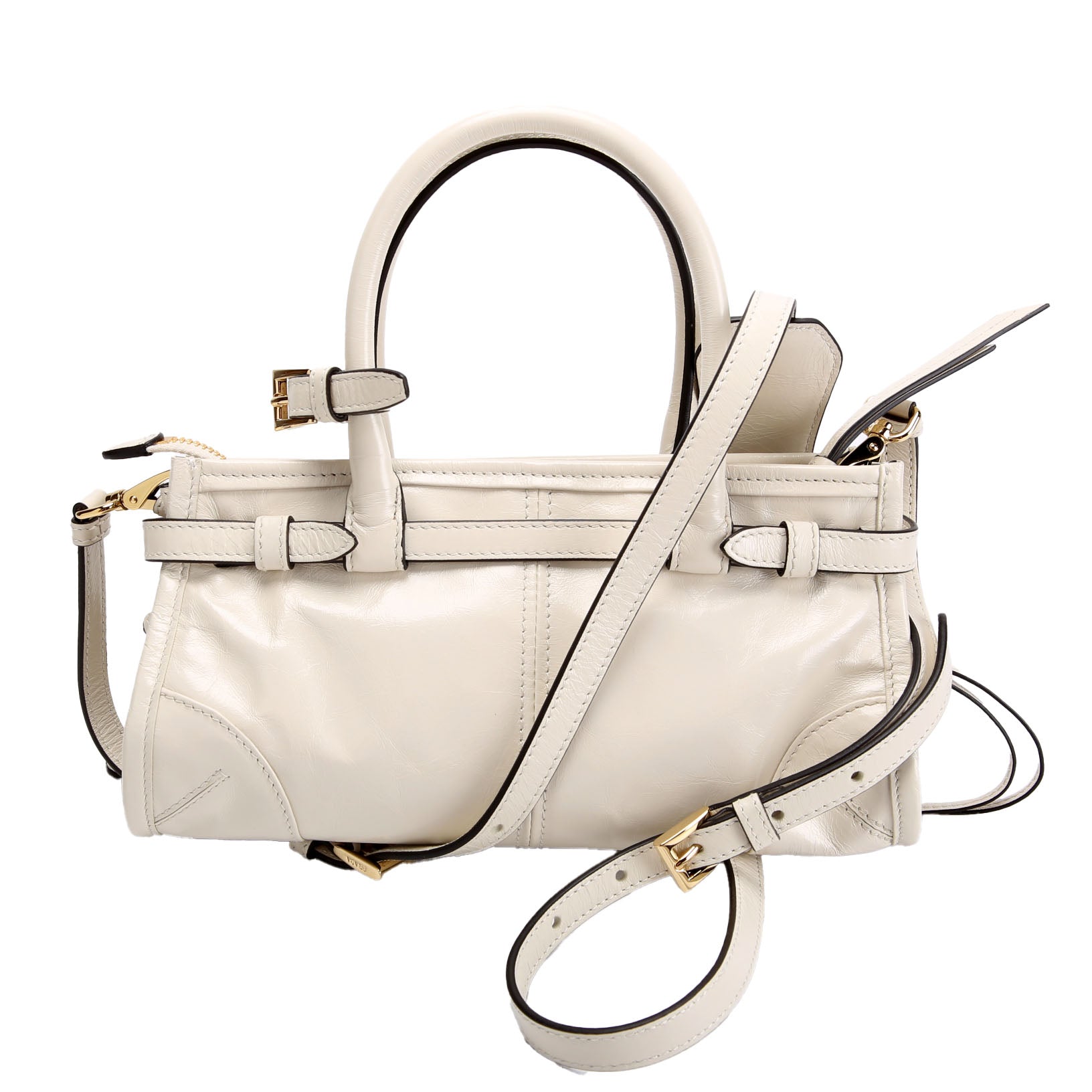 1BA486 Bonnie Mini Shoulder Bag Ivory