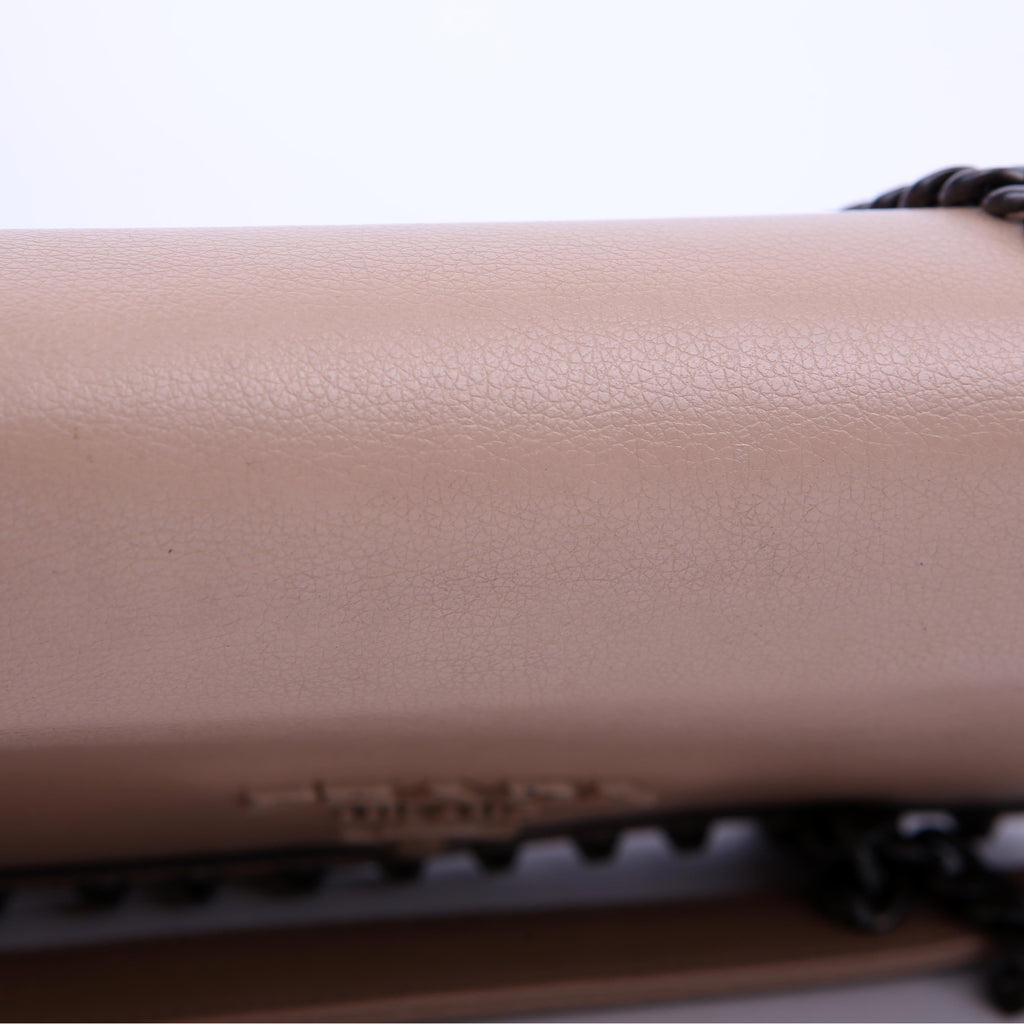 Prada Grace Calfskin Studded Crossbody Tan