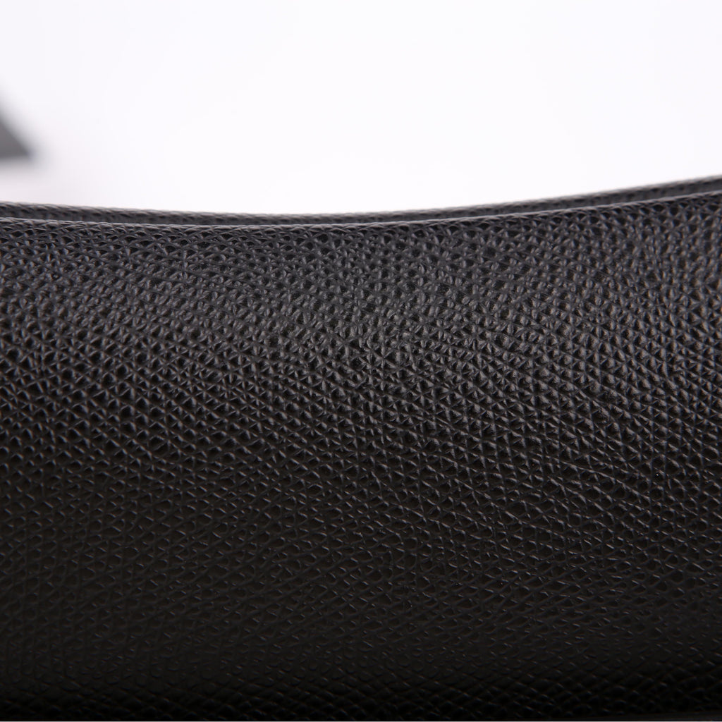 Saddle Bag Leather Black