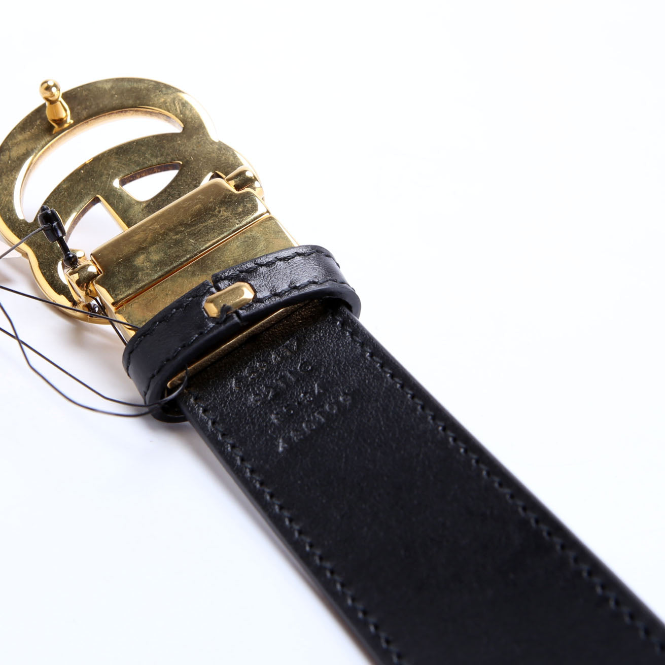659417 GG Marmont Reversible GG Supreme Leather Belt Size 85/34 Black
