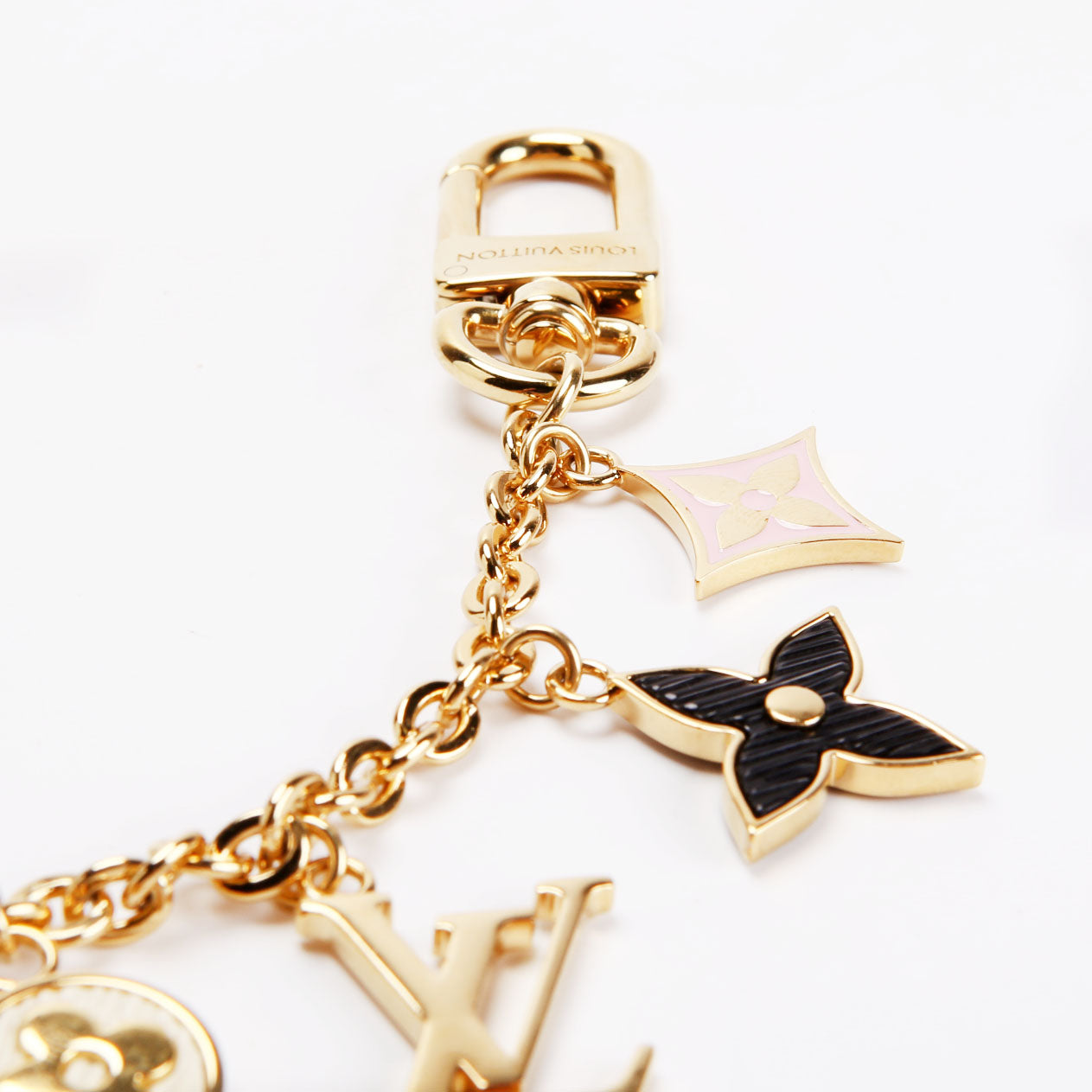 Spring Street Chain Bag Charm Gold/Multicolor