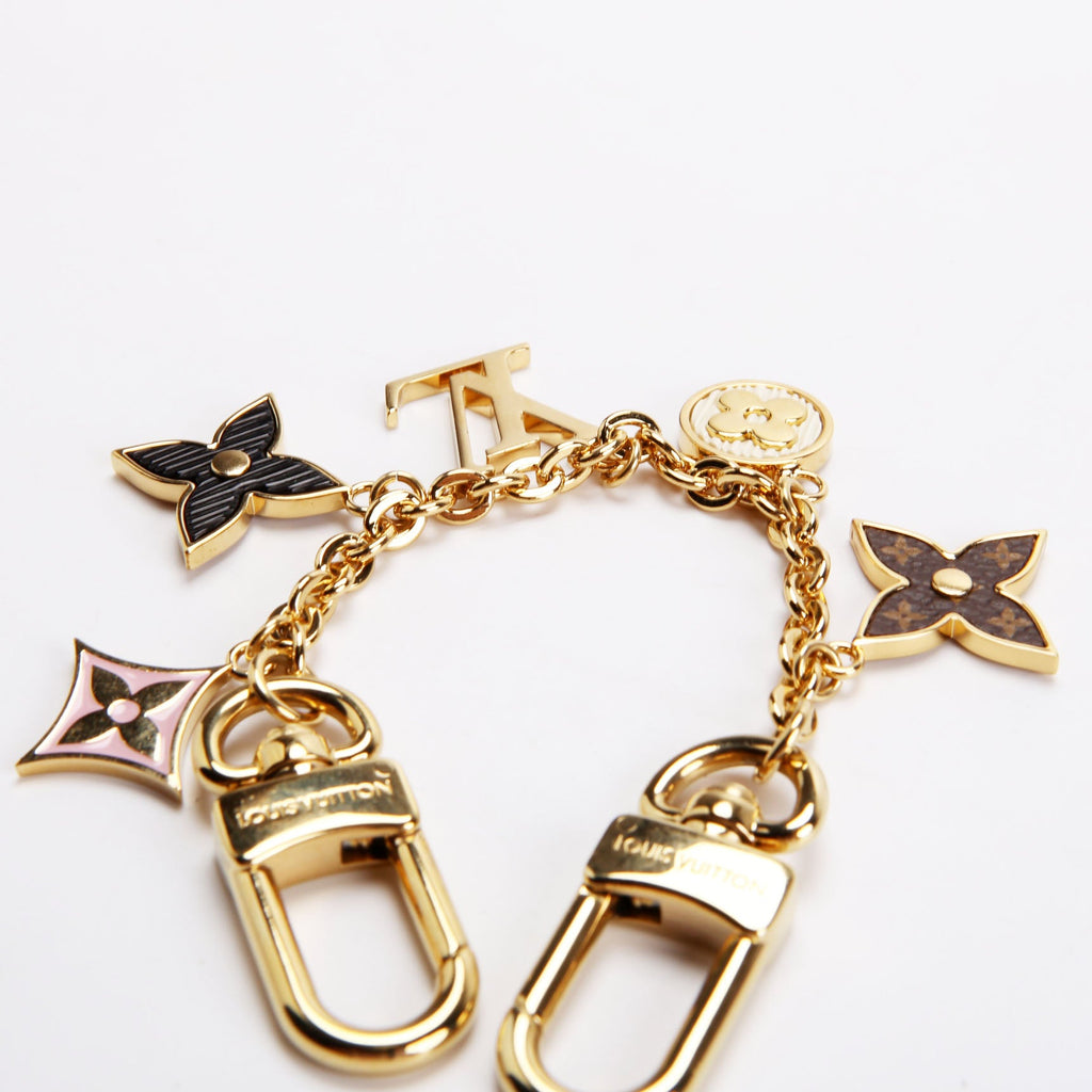 Spring Street Chain Bag Charm Gold/Multicolor