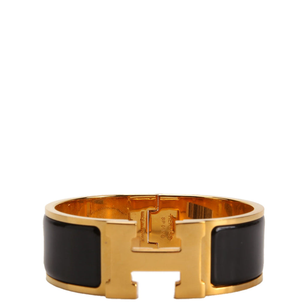 Clic Clac Wide PM Bracelet Gold/Black