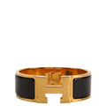 Clic Clac Wide PM Bracelet Gold/Black