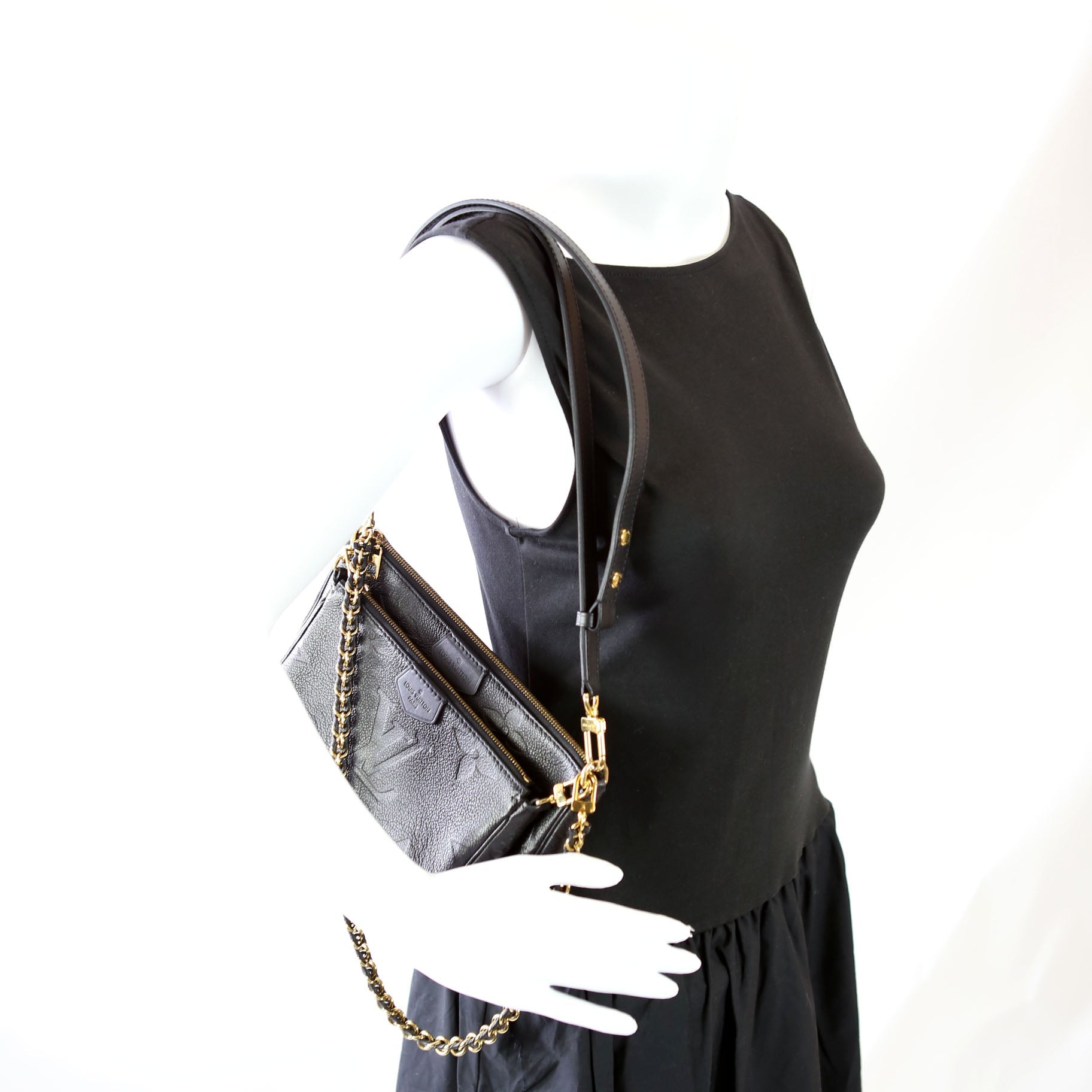 Multi Pochette Empreinte Black