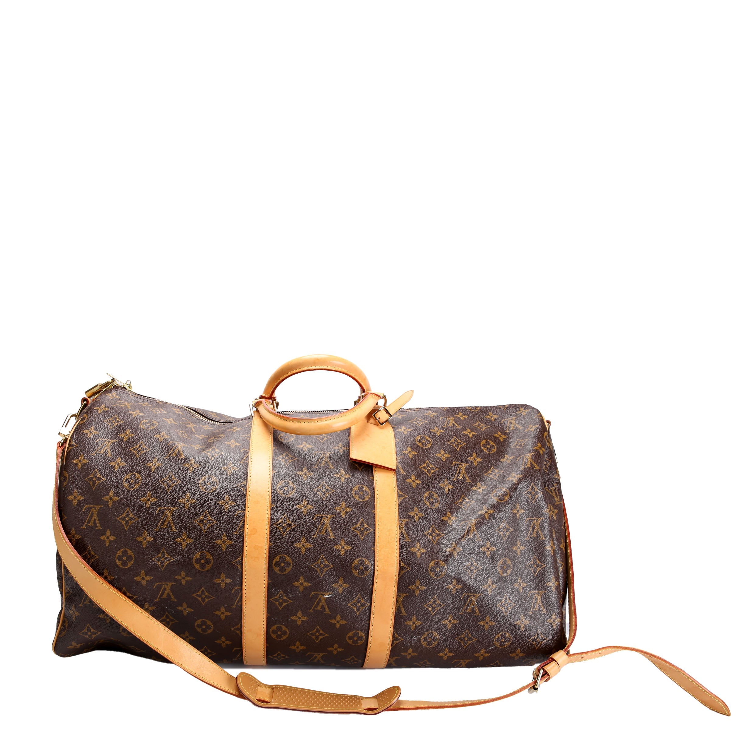 Keepall 55 Monogram Bandouliere Brown